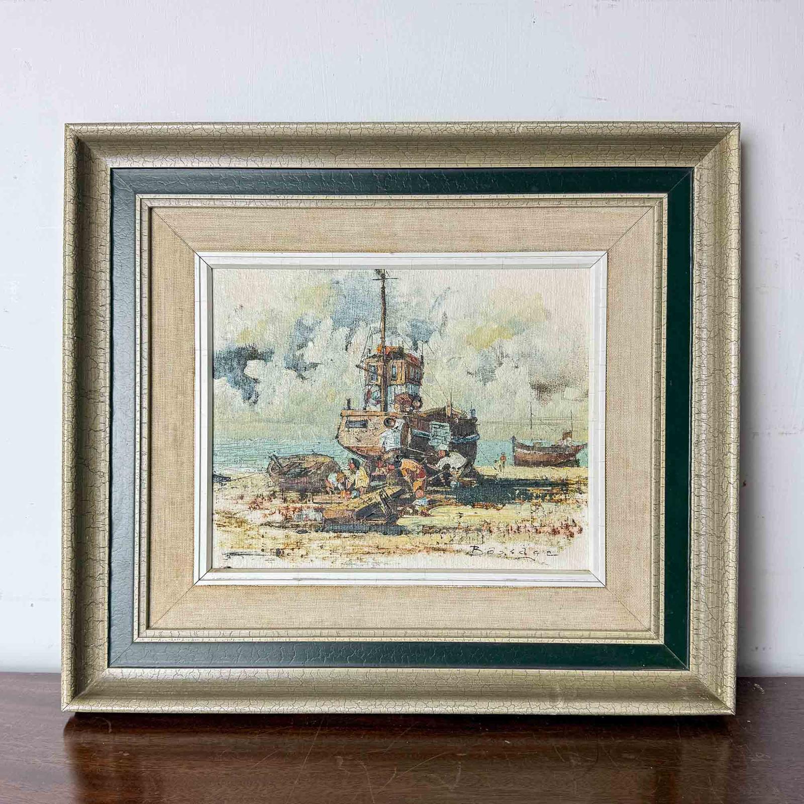 Post 1940s Oil on Board Art - main image