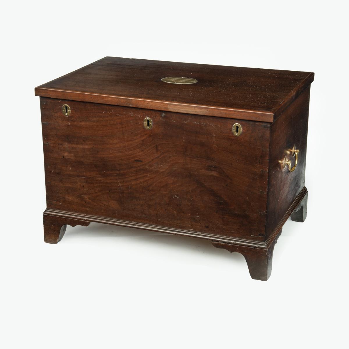 Mahogany Strong Box Made for the Ovenden Female Society, Instituted May 1809 (1 of 12)