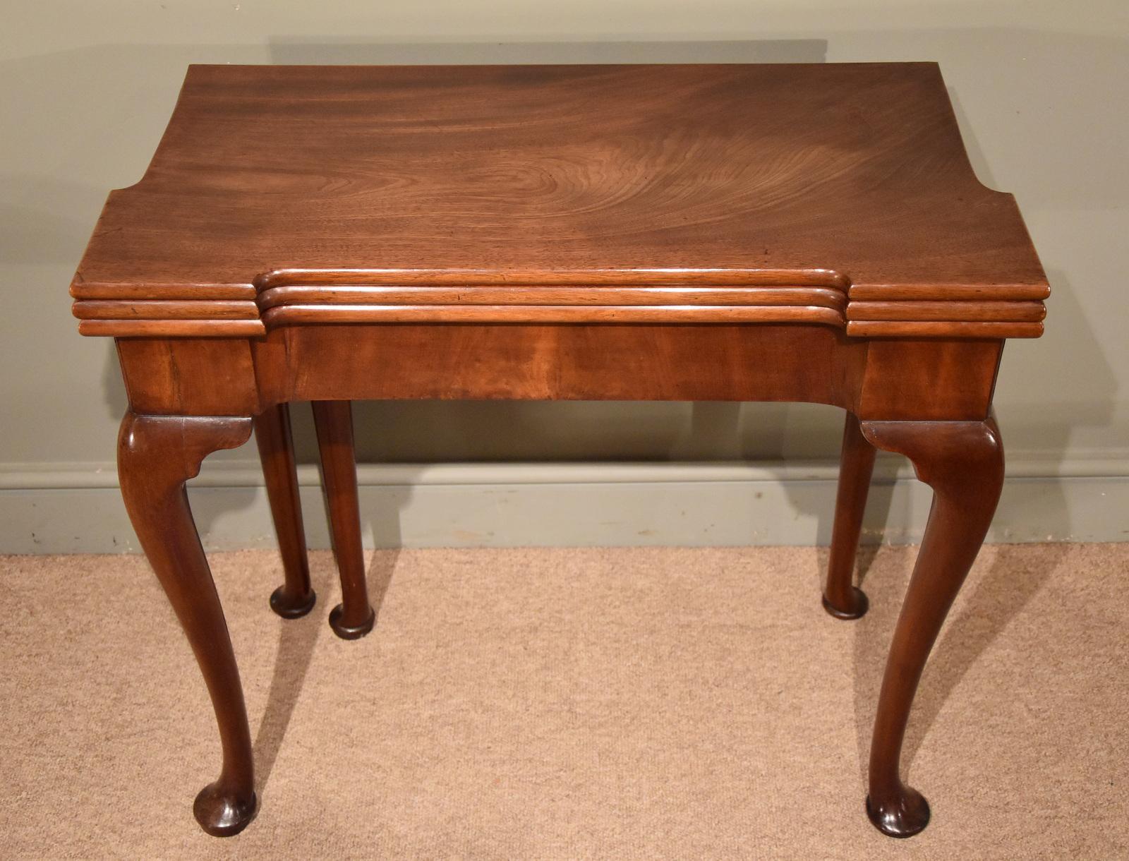 George III Mahogany Triple Top Card Table / Games Table (1 of 9) George III Mahogany Triple Top Card Table / Games Table (1 of 9)
