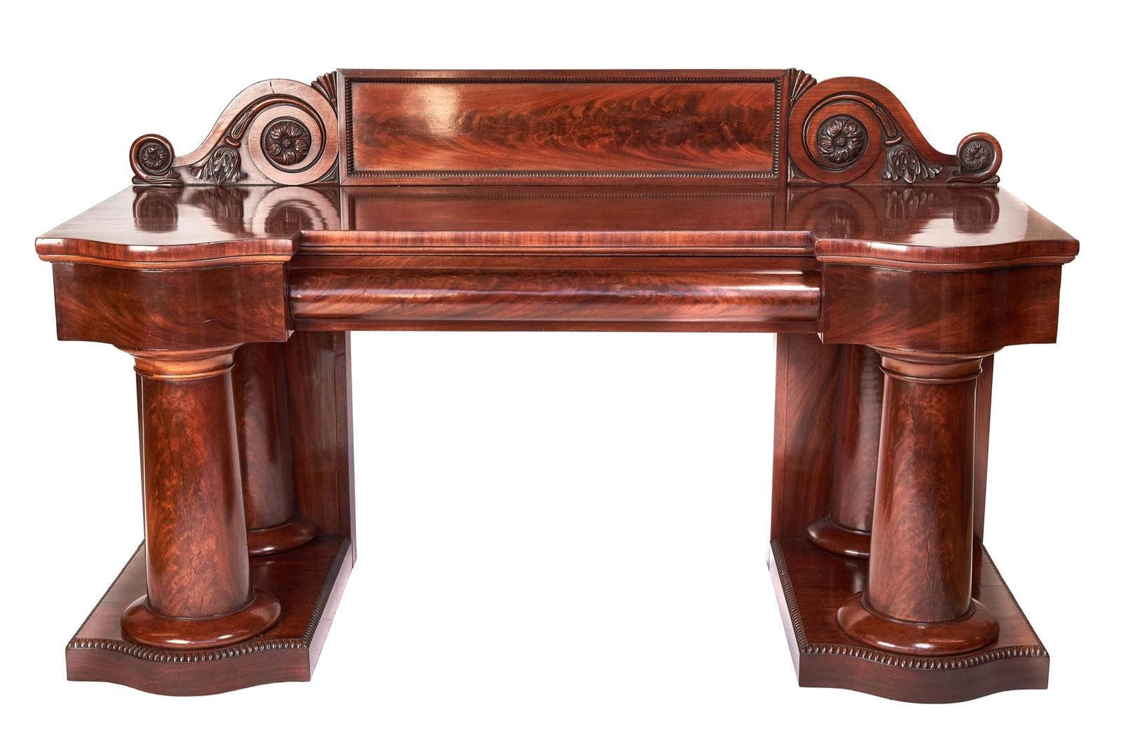 Impressive William IV Period Mahogany Serving Table (1 of 7)