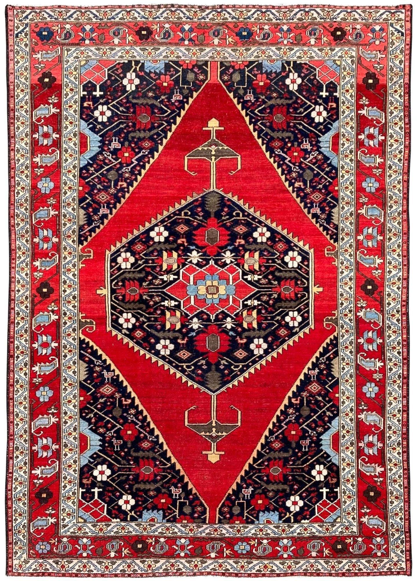 Antique Mazlagan Rug (1.87m x 1.41m) (1 of 18) Antique Mazlagan Rug (1.87m x 1.41m) (1 of 18)