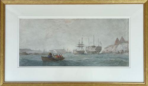 Marine Watercolour by John Cuthbert Salmon (1844-1917) (1 of 4)