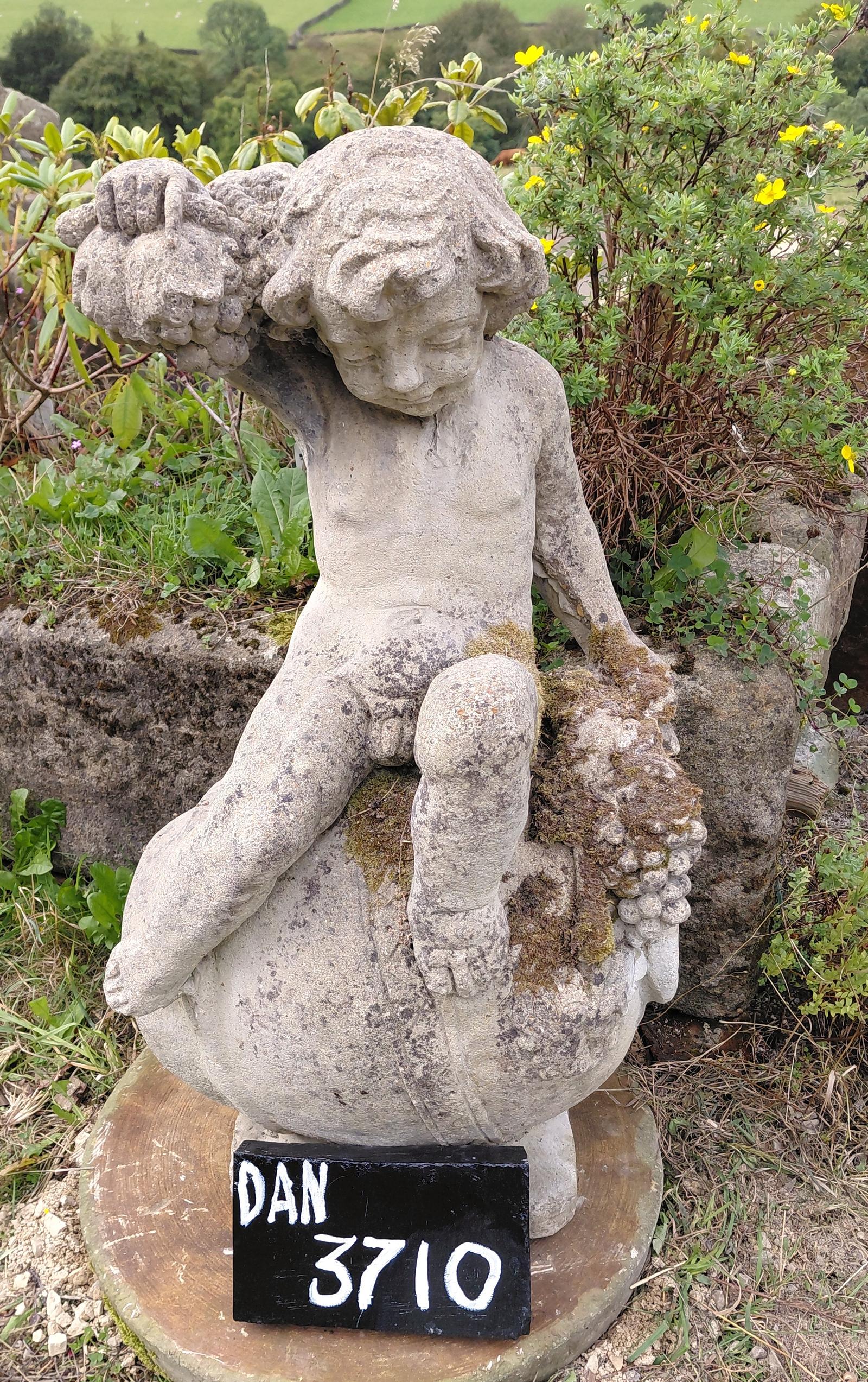 Early 20th Century Father Time Putti (1 of 2) Early 20th Century Father Time Putti (1 of 2)