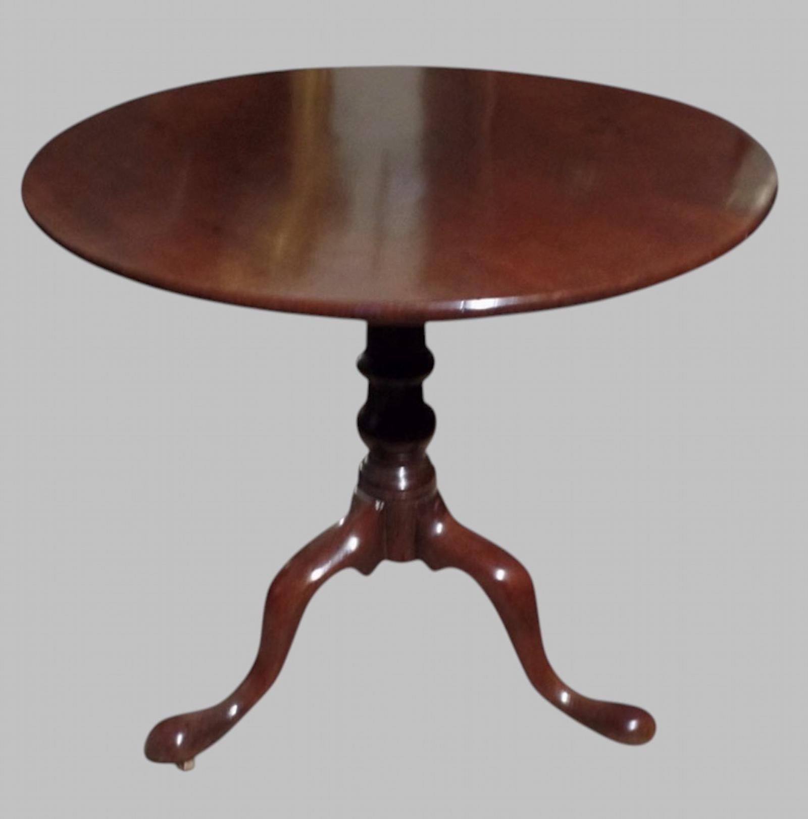Georgian Cuban Mahogany Tilt-top Occasional Table (1 of 4) Georgian Cuban Mahogany Tilt-top Occasional Table (1 of 4)