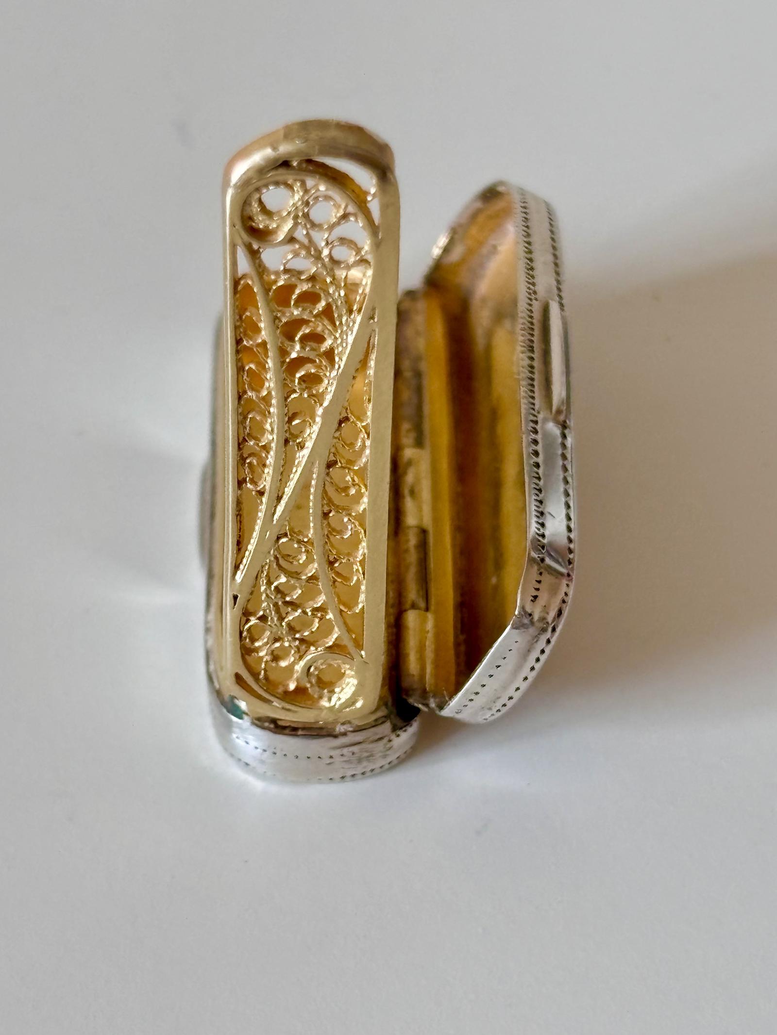 Georgian Silver Gilt Vinaigrette Birmingham 1805 Samuel Pemberton (1 of 14) Georgian Silver Gilt Vinaigrette Birmingham 1805 Samuel Pemberton (1 of 14)