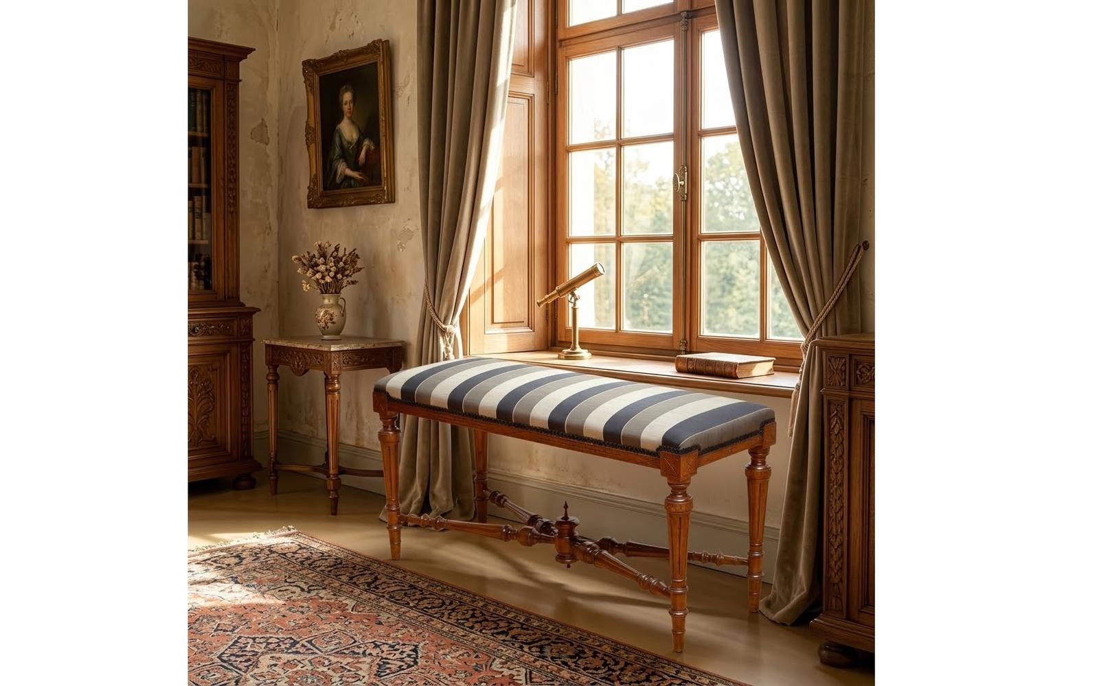 Aesthetic Movement Duet Stool Antique Window Seat (1 of 13) Aesthetic Movement Duet Stool Antique Window Seat (1 of 13)