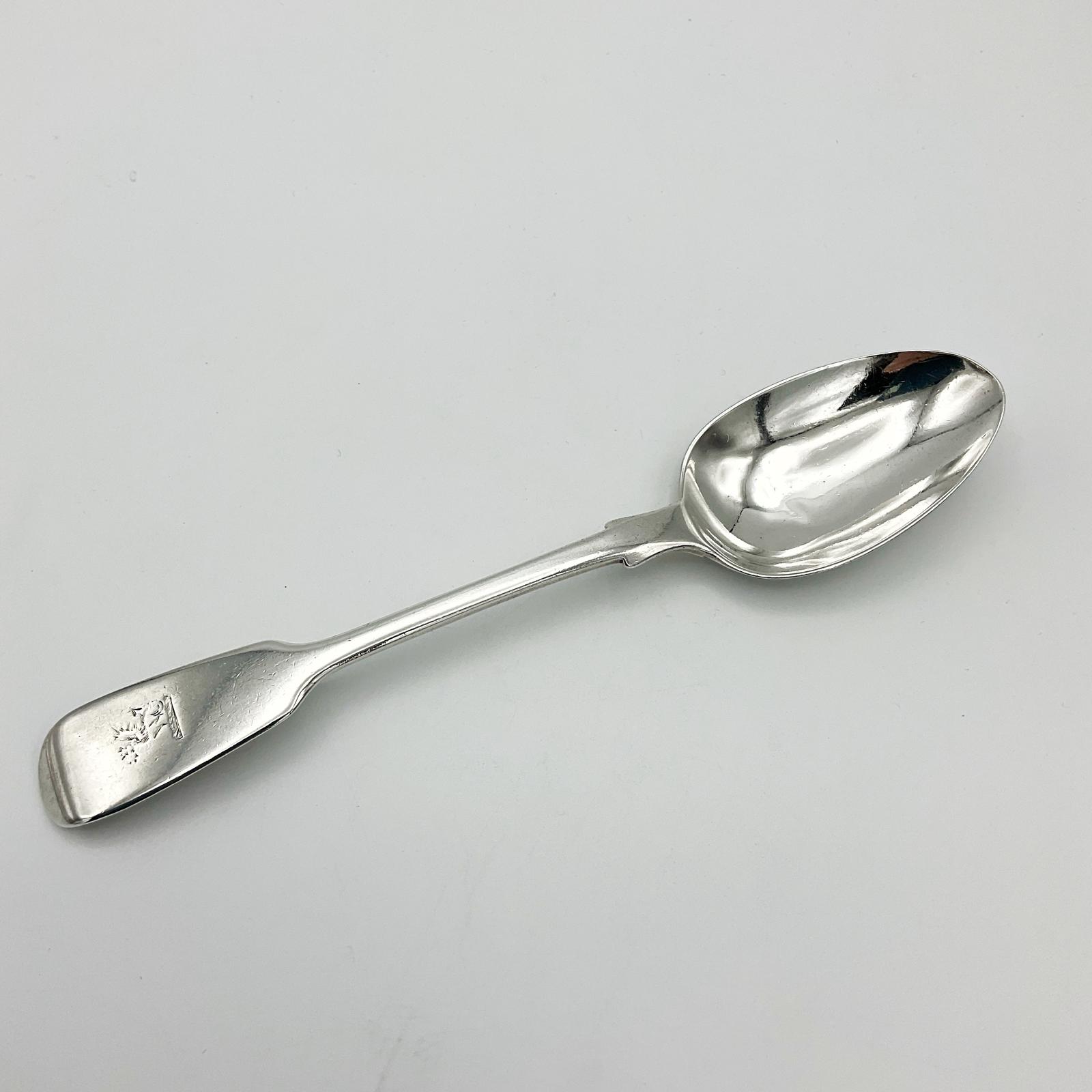 Antique Victorian Solid Silver Teaspoon - Hallmarked 1853 (1 of 11) Antique Victorian Solid Silver Teaspoon - Hallmarked 1853 (1 of 11)