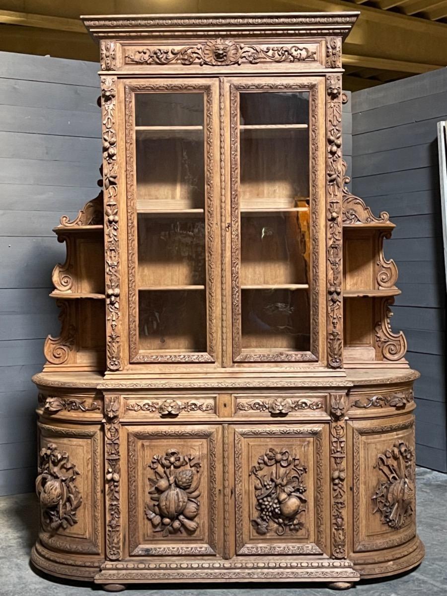 Magnificent French Carved Oak Hunting Sideboard (1 of 1)