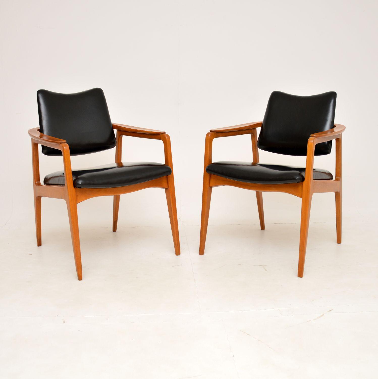 1950s Pair of Danish Leather Armchairs Designed by Sigvard Bernadotte (1 of 11) 1950s Pair of Danish Leather Armchairs Designed by Sigvard Bernadotte (1 of 11)
