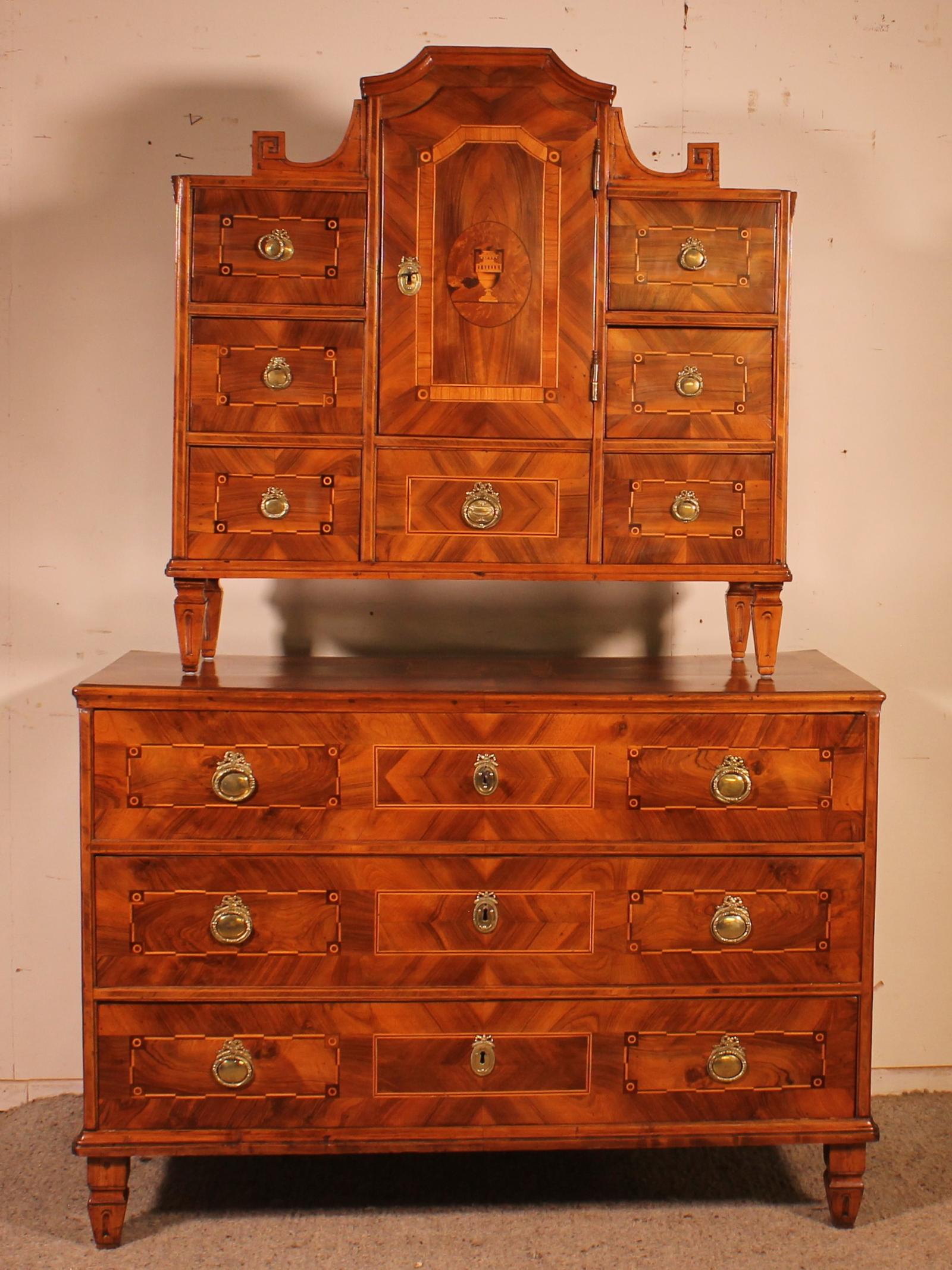 Italian Walnut Cabinet - 18th Century (1 of 18)