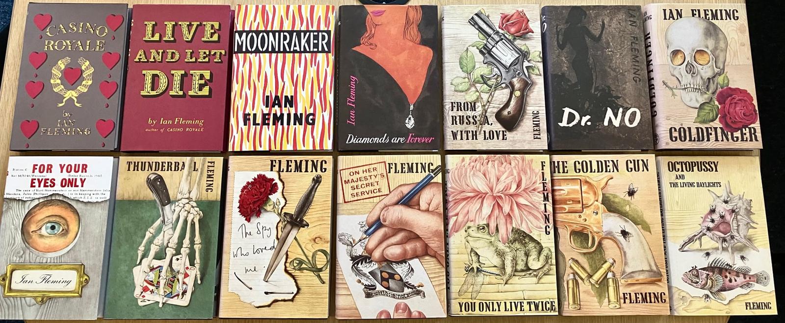 James Bond Novels Complete Set by Ian Fleming 14 x Volumes Facsimile Edition (1 of 5) James Bond Novels Complete Set by Ian Fleming 14 x Volumes Facsimile Edition (1 of 5)