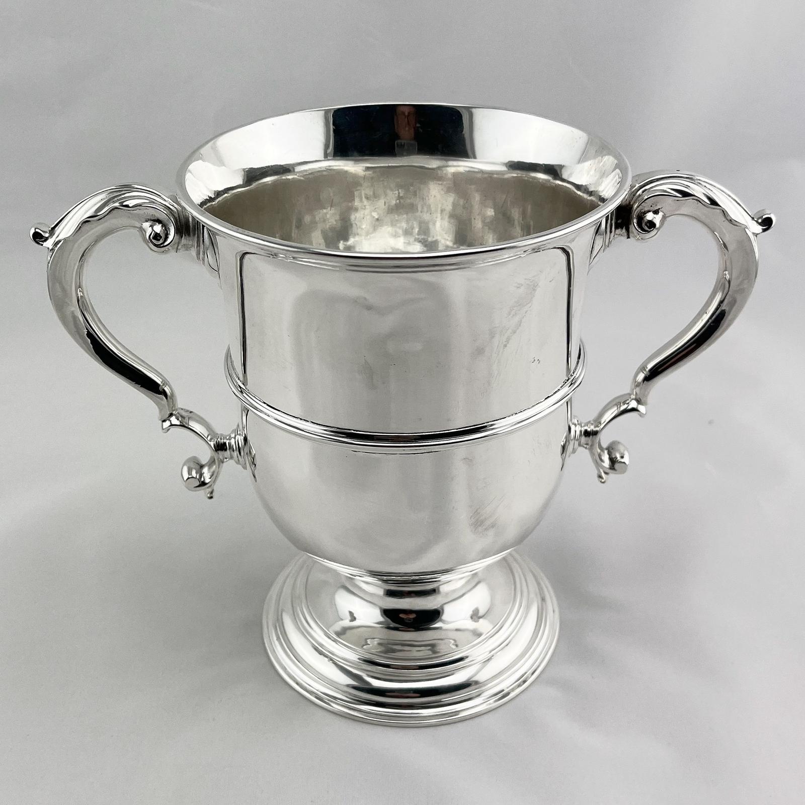 George II Richard Gurney Sterling Silver Trophy Cup (1 of 7)