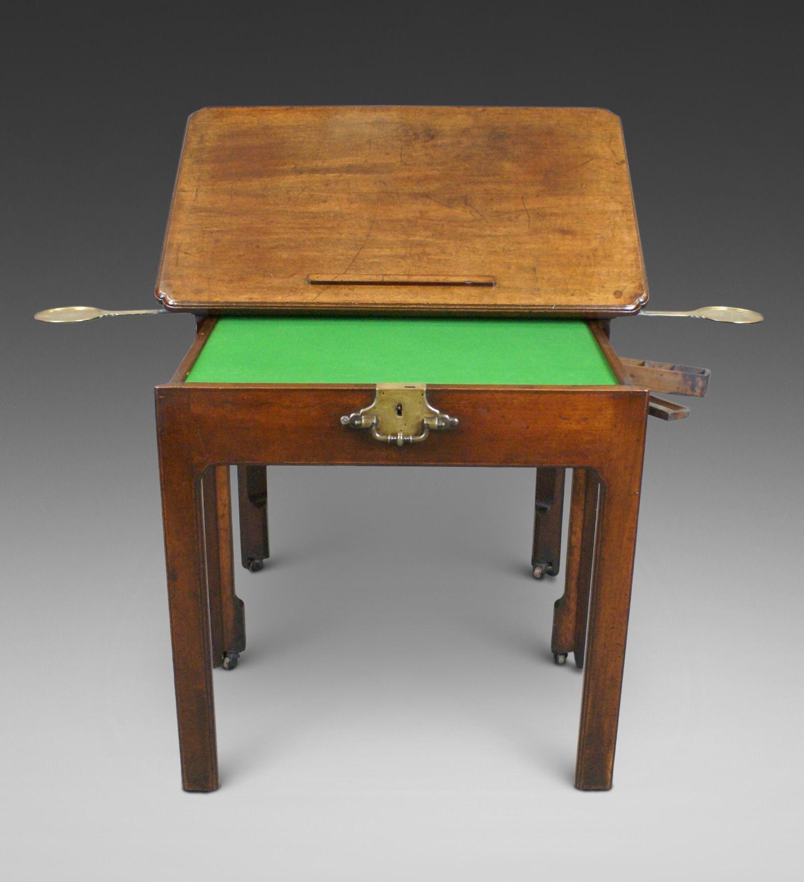 Mid 18th Century Mahogany Architects Table (1 of 6)