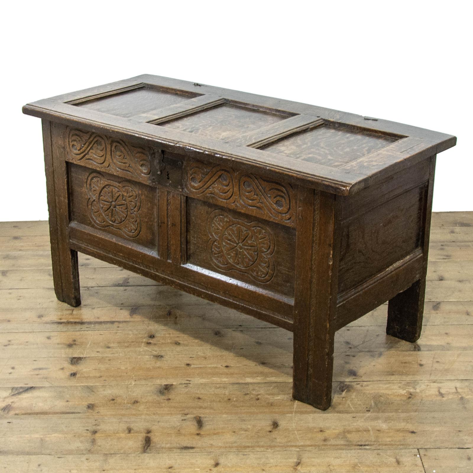 17th Century Antique Oak Coffer (1 of 12) 17th Century Antique Oak Coffer (1 of 12)