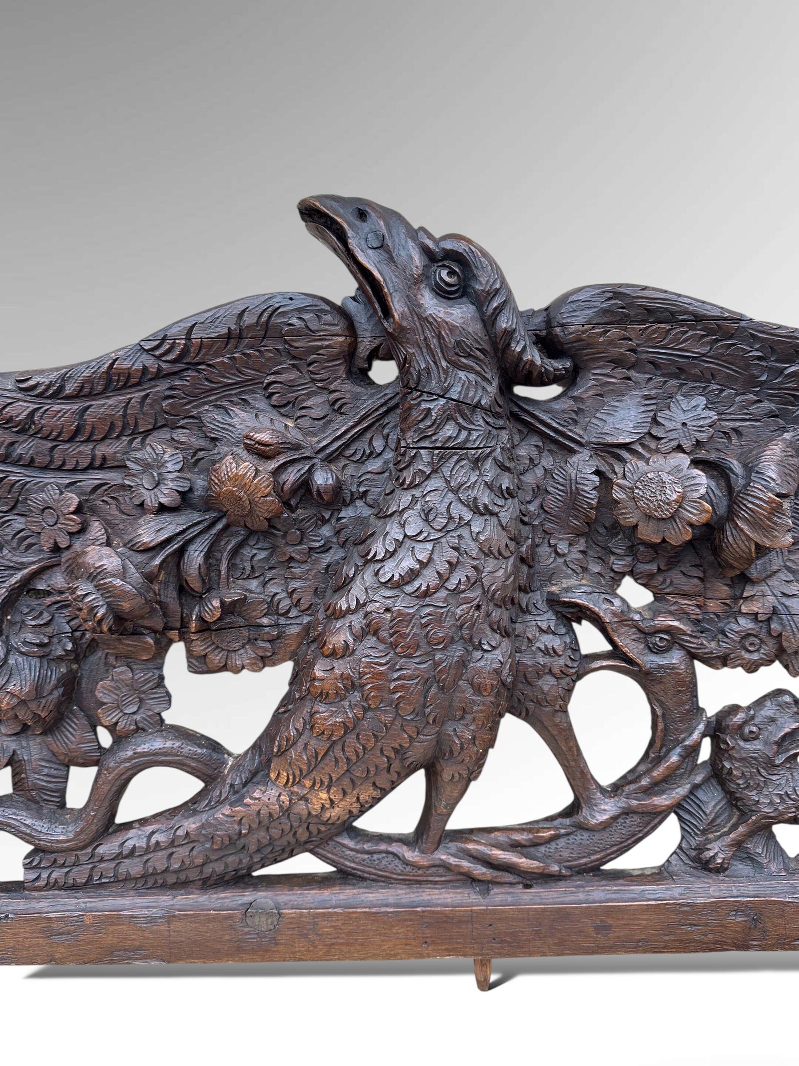 French Carved Pediment Heraldic Eagle Architectural Wall Art (1 of 12) French Carved Pediment Heraldic Eagle Architectural Wall Art (1 of 12)