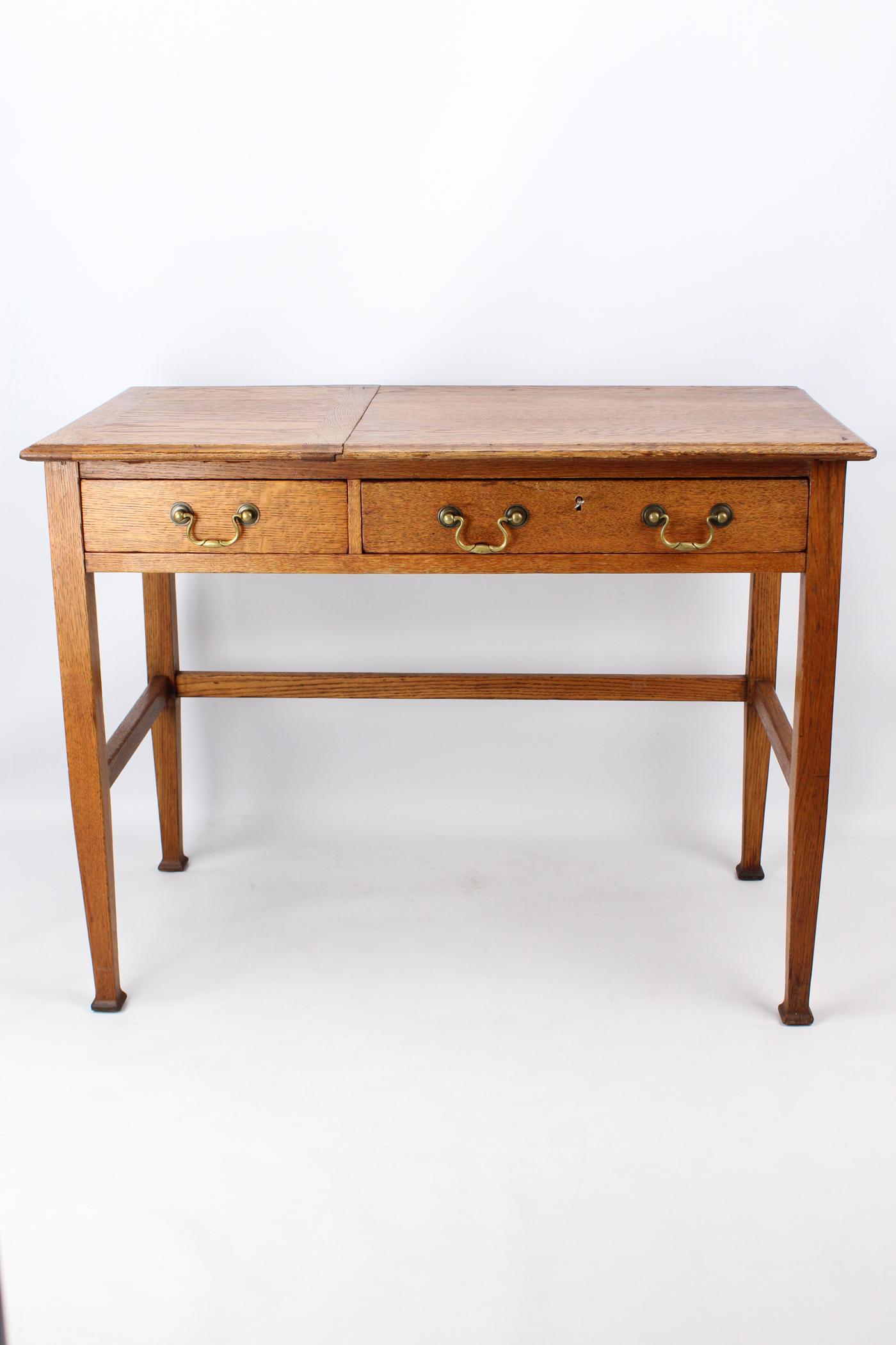 Victorian Arts & Crafts Oak Desk Marsh Jones & Cribb (1 of 13) Victorian Arts & Crafts Oak Desk Marsh Jones & Cribb (1 of 13)