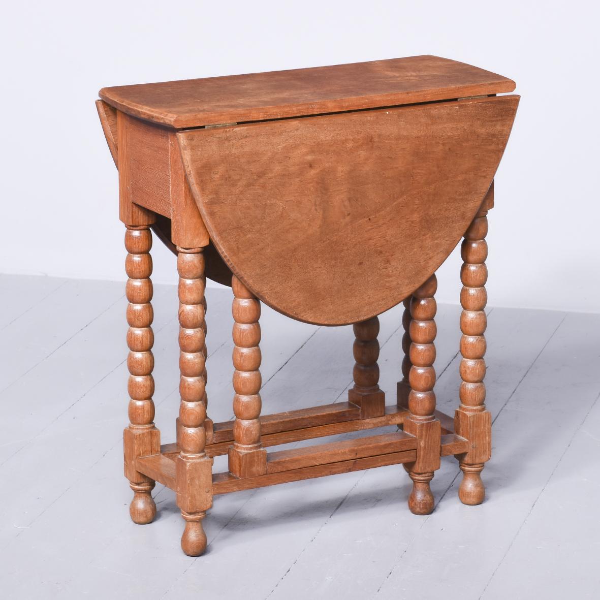 Solid Teak Gateleg Table (1 of 6)