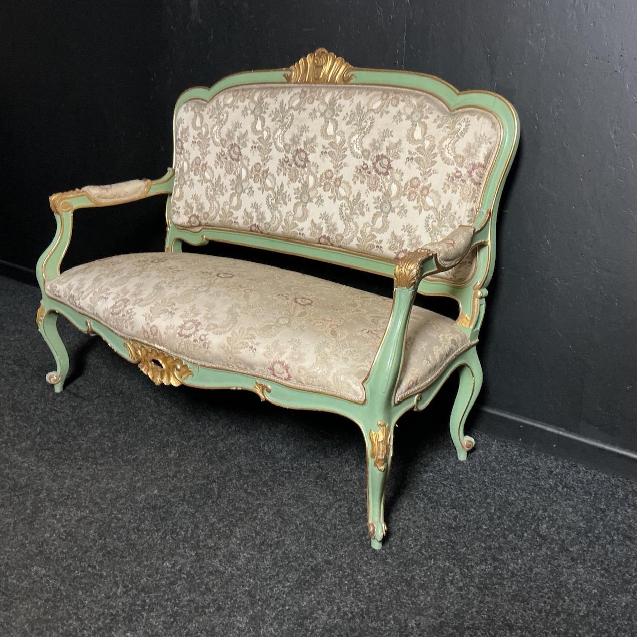 Painted French Sofa (1 of 7) Painted French Sofa (1 of 7)