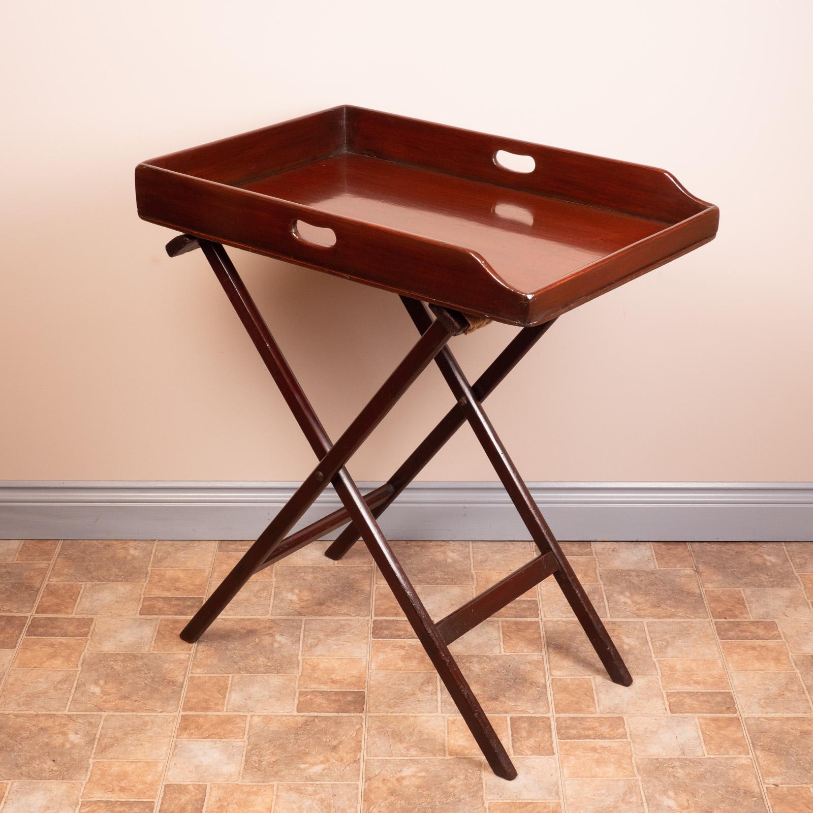 19th Century Butlers Tray & Stand (1 of 16)