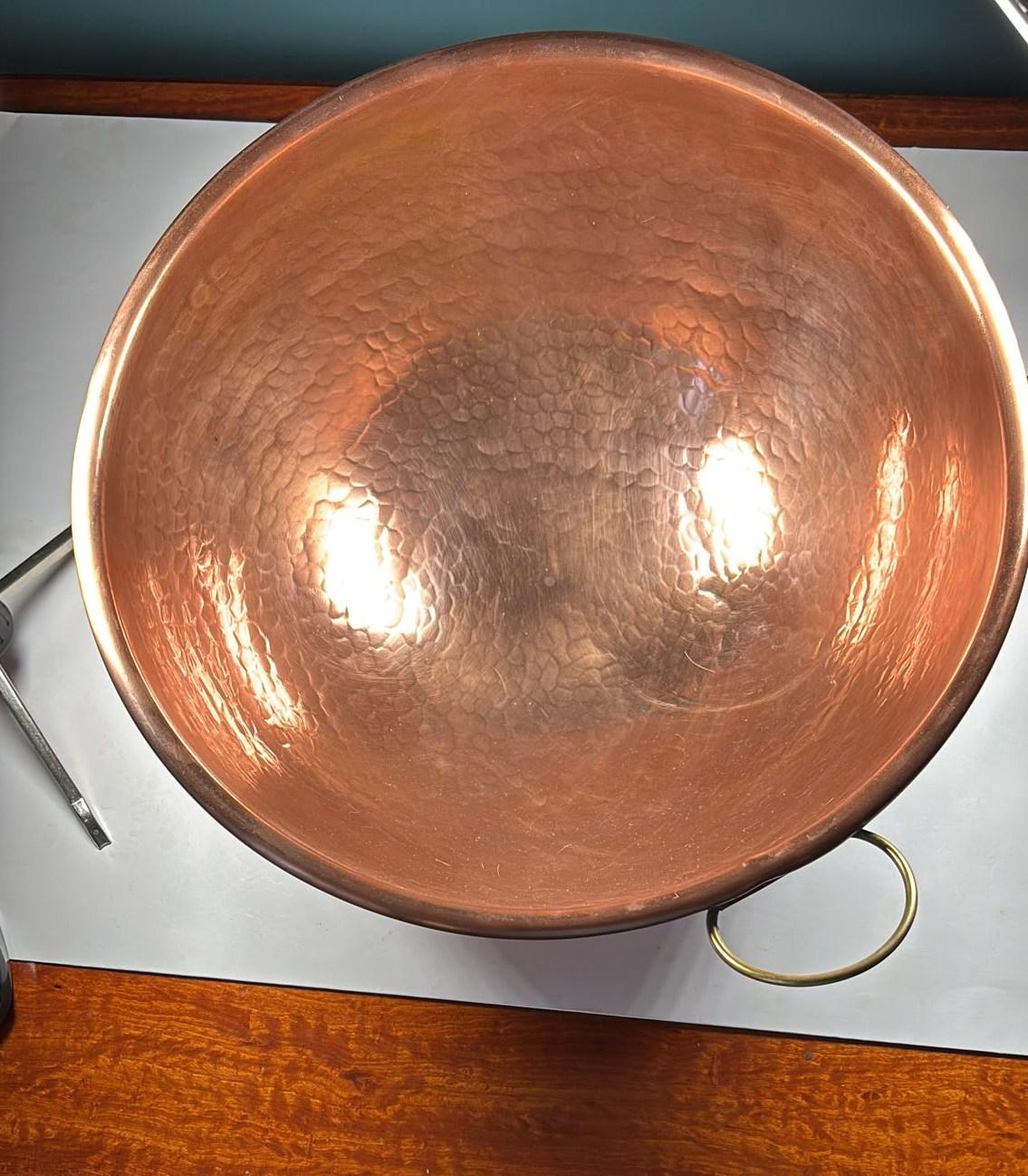 Professional Copper "Divertimenti" Bowl (1 of 4) Professional Copper "Divertimenti" Bowl (1 of 4)