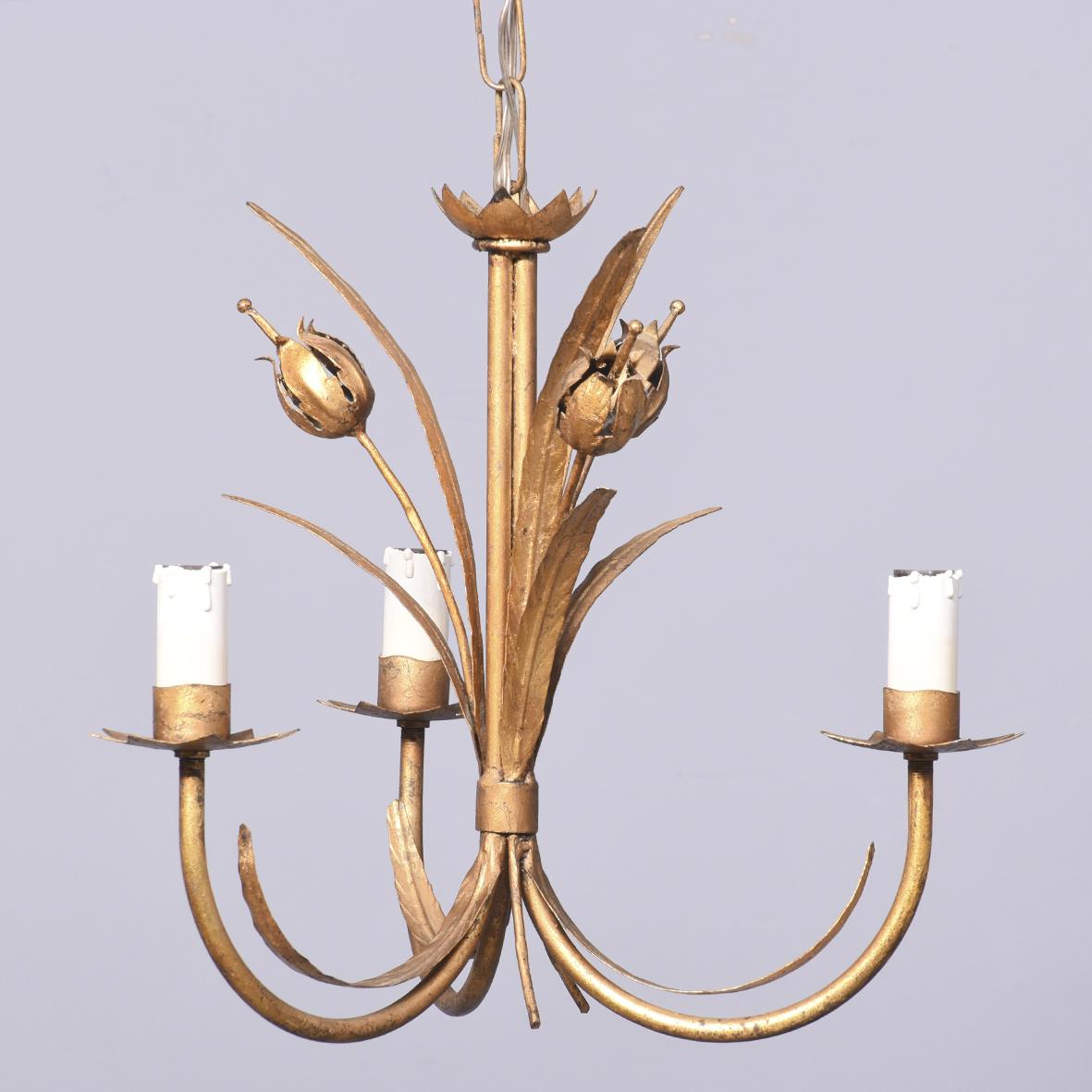 Neat Sized Gilded Chandelier (1 of 5) Neat Sized Gilded Chandelier (1 of 5)