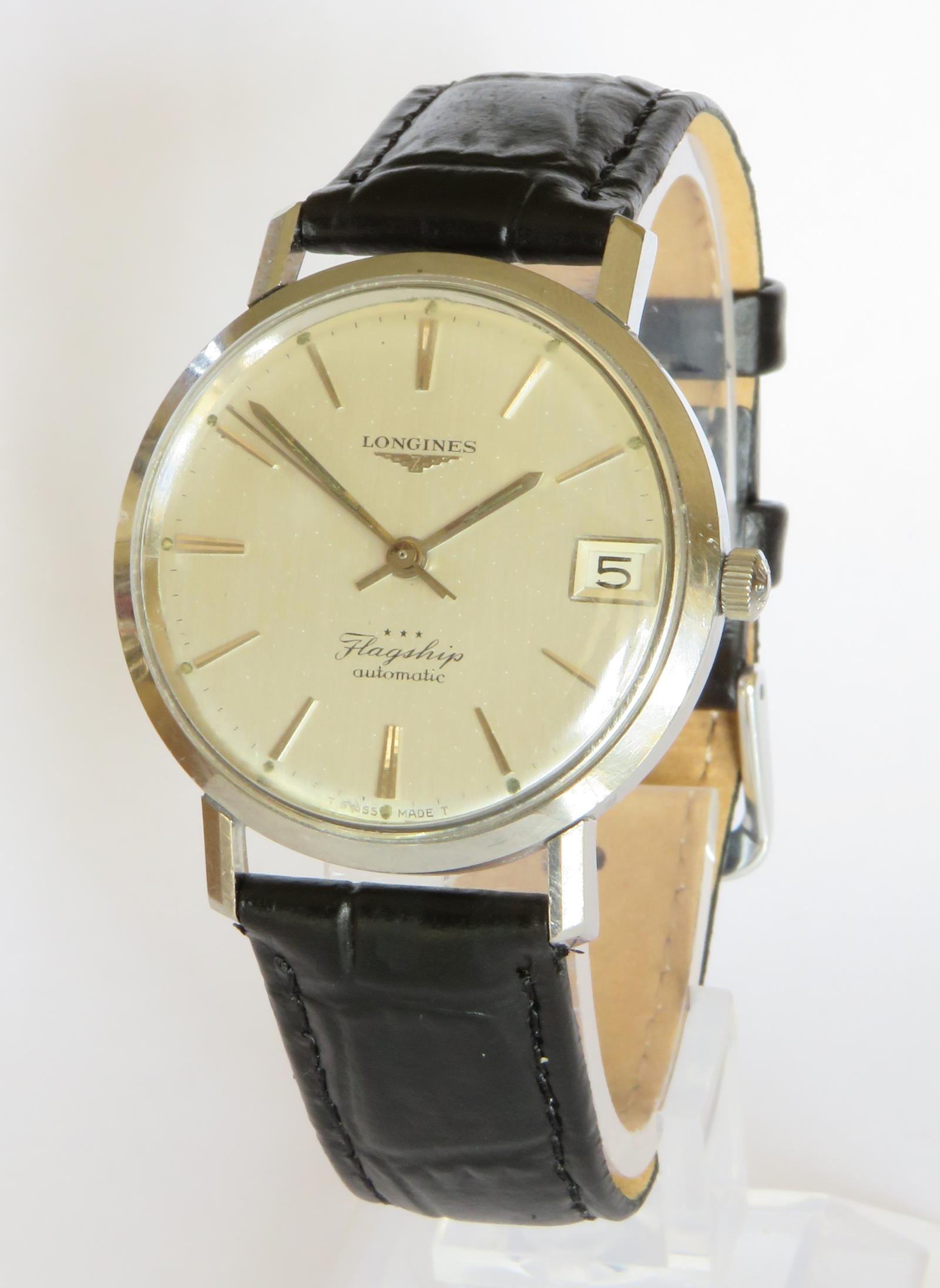 Watch: Gents Longines Flagship Automatic Wrist Watch 1966 (1 of 5)