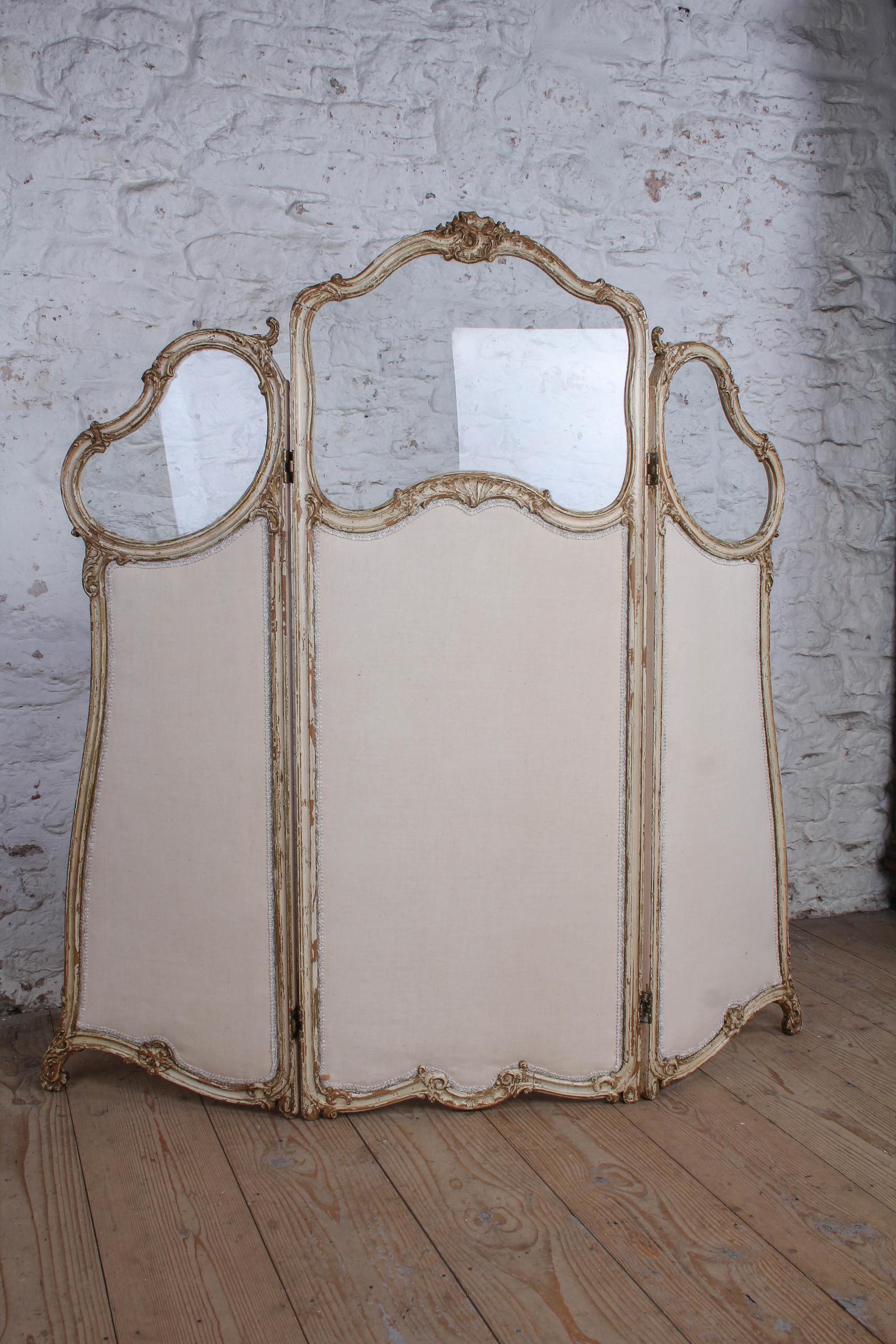 Very Pretty Dressing Screen / Room Divider Louis XV Style (1 of 9) Very Pretty Dressing Screen / Room Divider Louis XV Style (1 of 9)