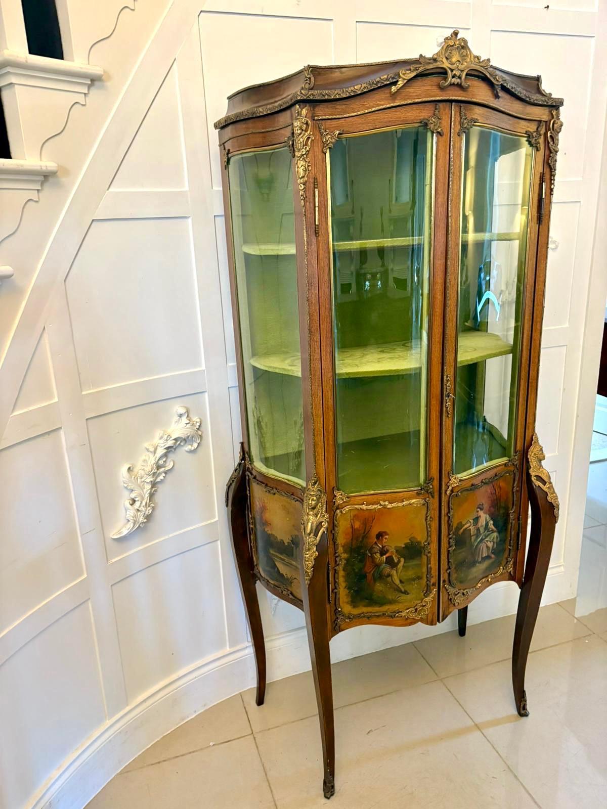 Antique Quality French Vernis Martin Vitrine / Display Cabinet (1 of 6) Antique Quality French Vernis Martin Vitrine / Display Cabinet (1 of 6)
