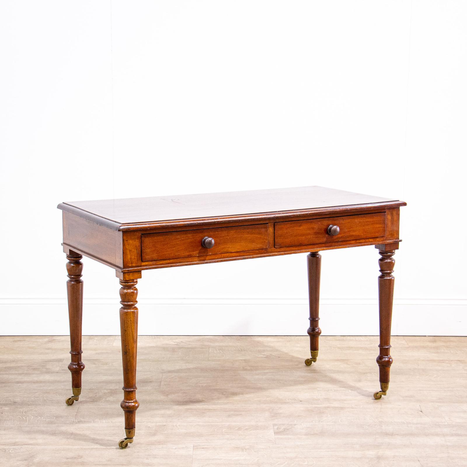 Victorian 2 Drawer Mahogany Table or Writing Desk (1 of 12) Victorian 2 Drawer Mahogany Table or Writing Desk (1 of 12)