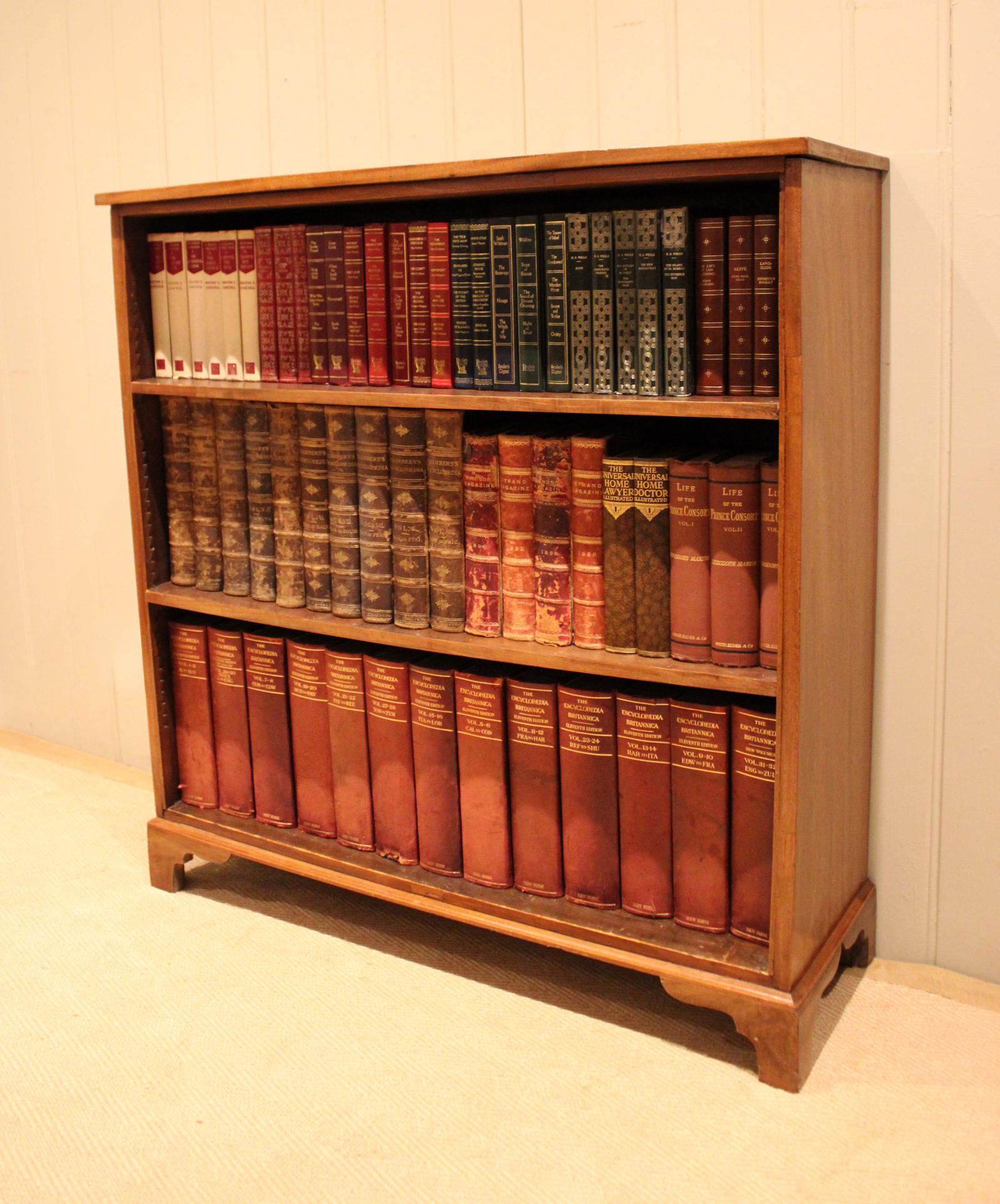 Late 19th Century Mahogany Open Bookcase (1 of 12) Late 19th Century Mahogany Open Bookcase (1 of 12)