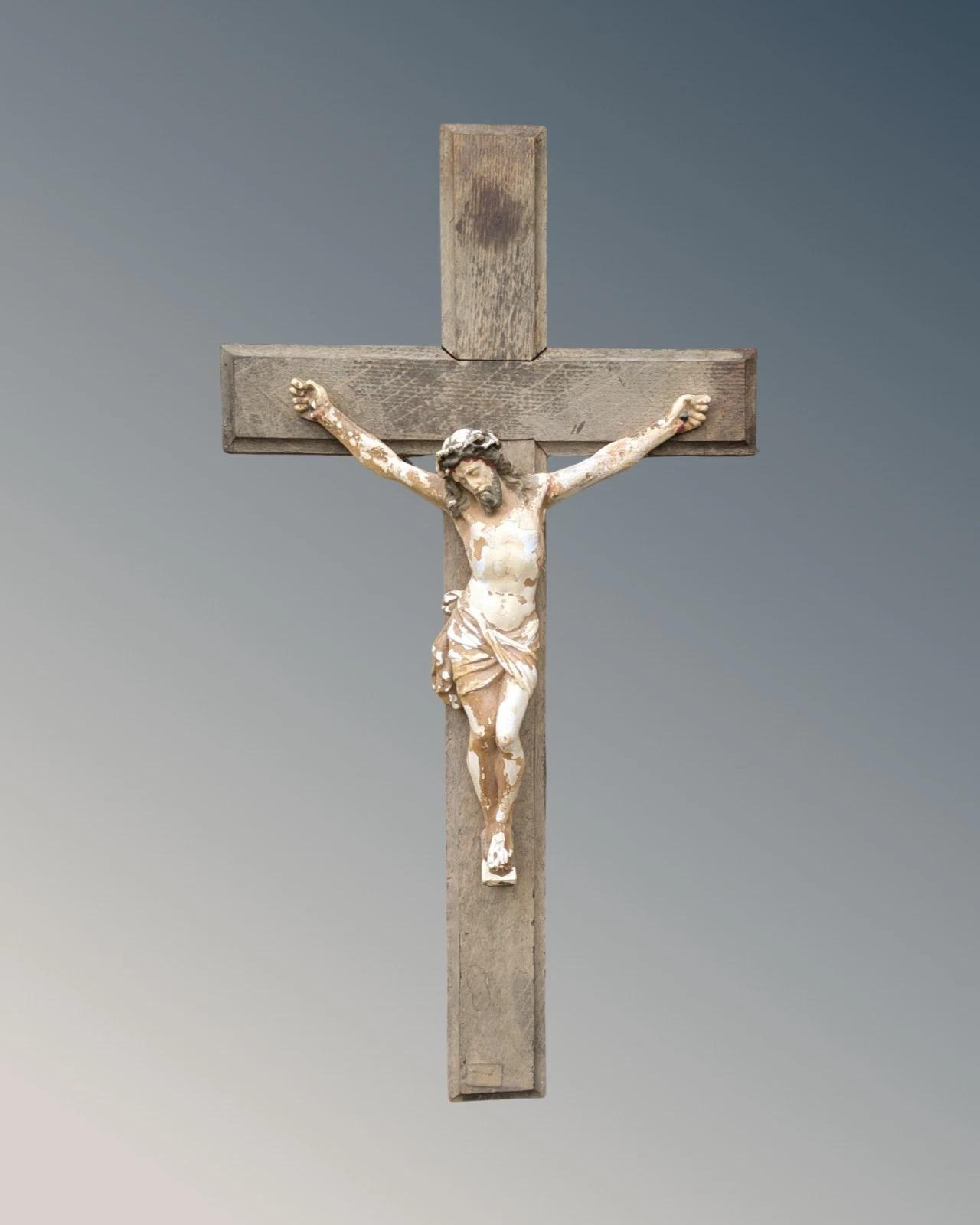 Antique French Crucifix (1 of 8)