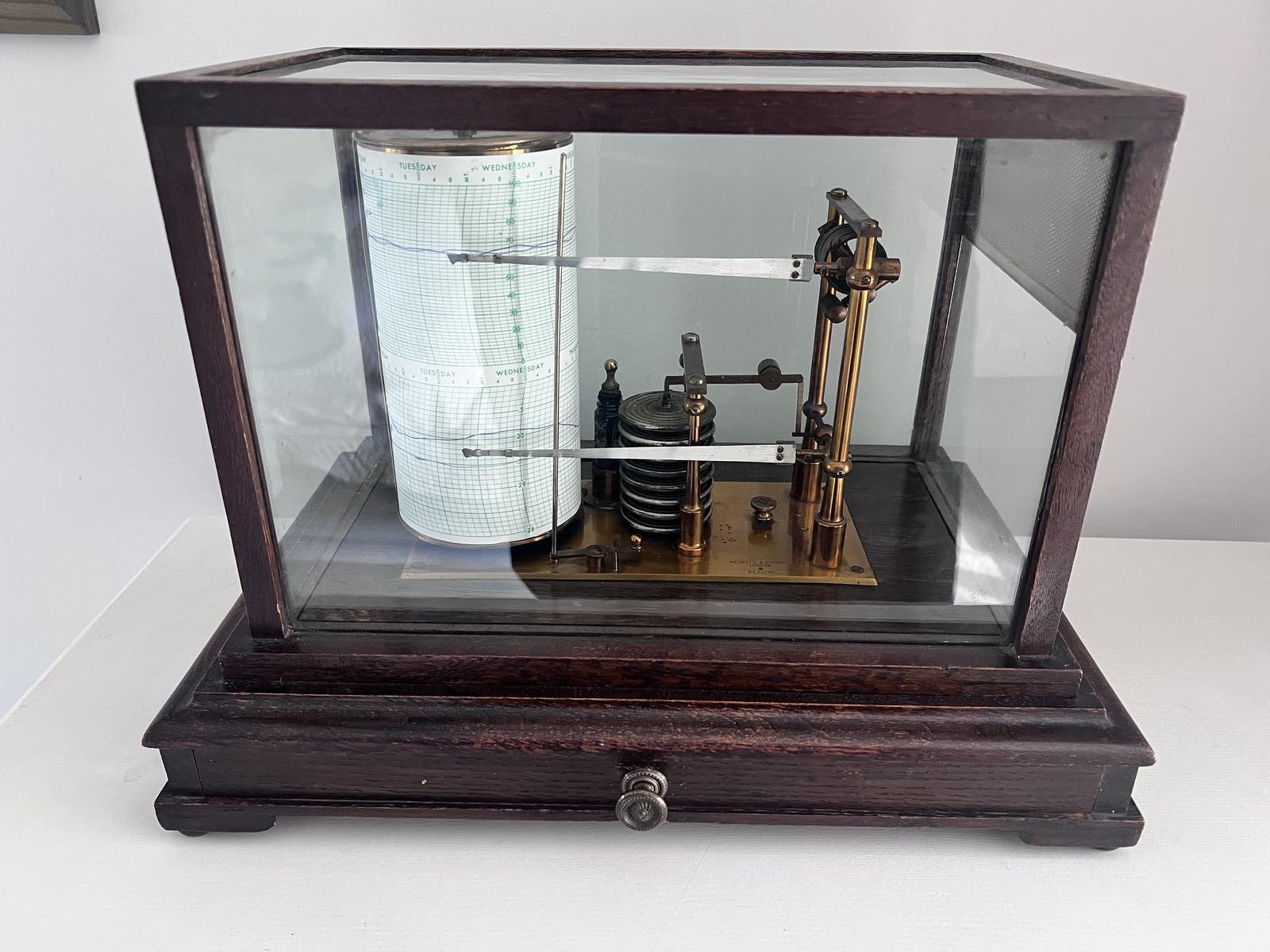 Double Height Barograph + Thermograph (1 of 7)