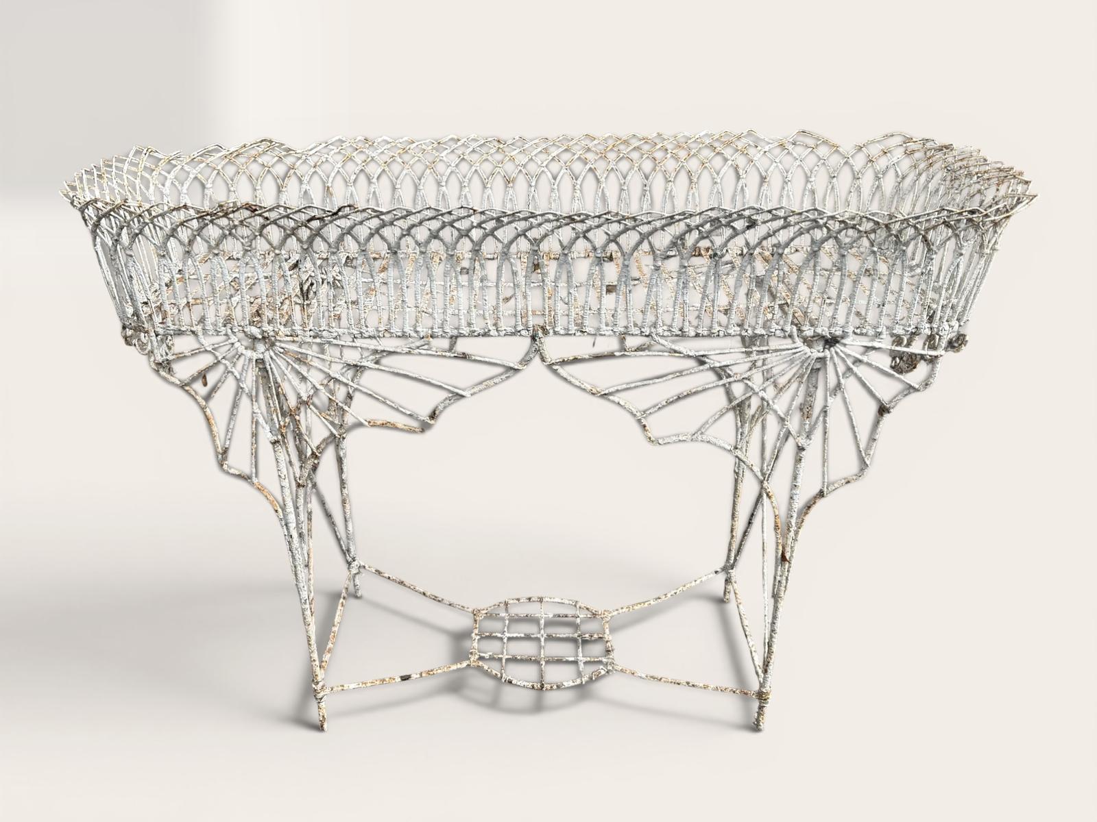 French Antique Wire Work Plant Stand (1 of 4) French Antique Wire Work Plant Stand (1 of 4)