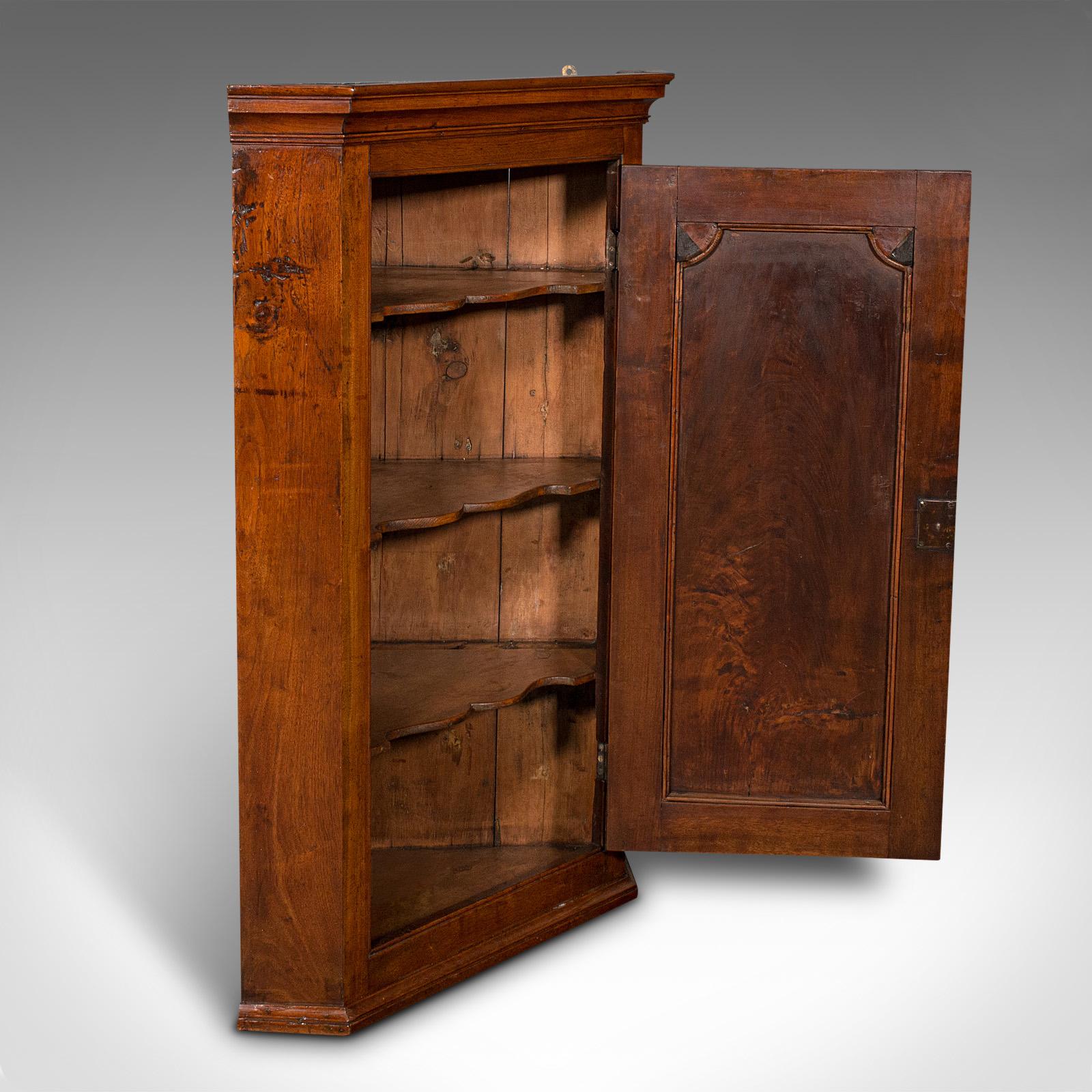 Antique Corner Cabinet, English, Wall Cupboard, Floor Standing, Georgian, C.1780 (1 of 11) Antique Corner Cabinet, English, Wall Cupboard, Floor Standing, Georgian, C.1780 (1 of 11)