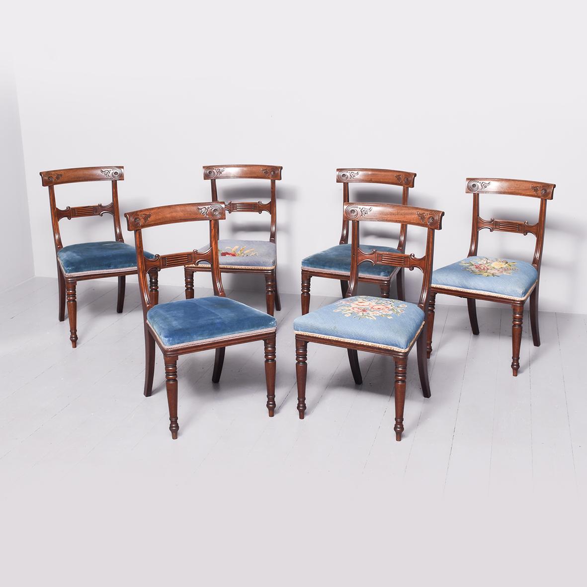 Set of 6 George IV Dining Chairs (1 of 7)