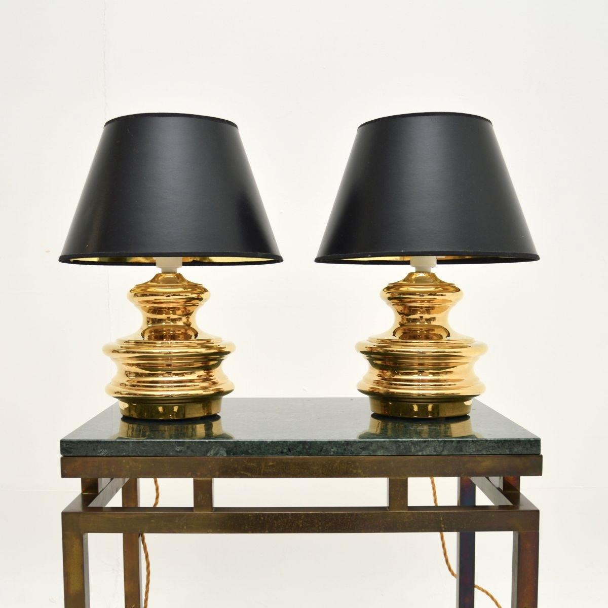 Pair of Vintage Italian Ceramic Table Lamps (1 of 8) Pair of Vintage Italian Ceramic Table Lamps (1 of 8)