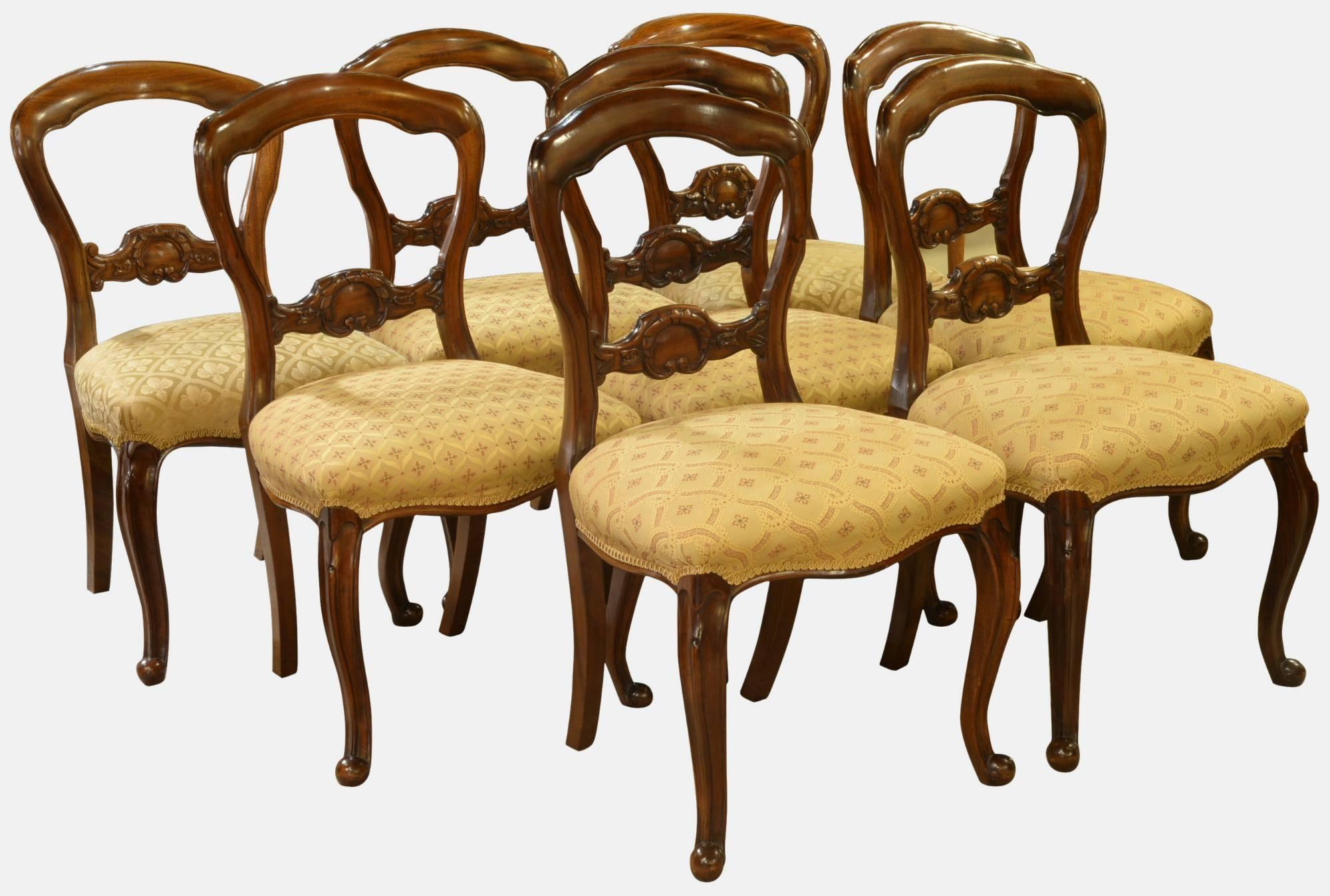 Set of 8 Mahogany Dining Chairs (1 of 1) Set of 8 Mahogany Dining Chairs (1 of 1)