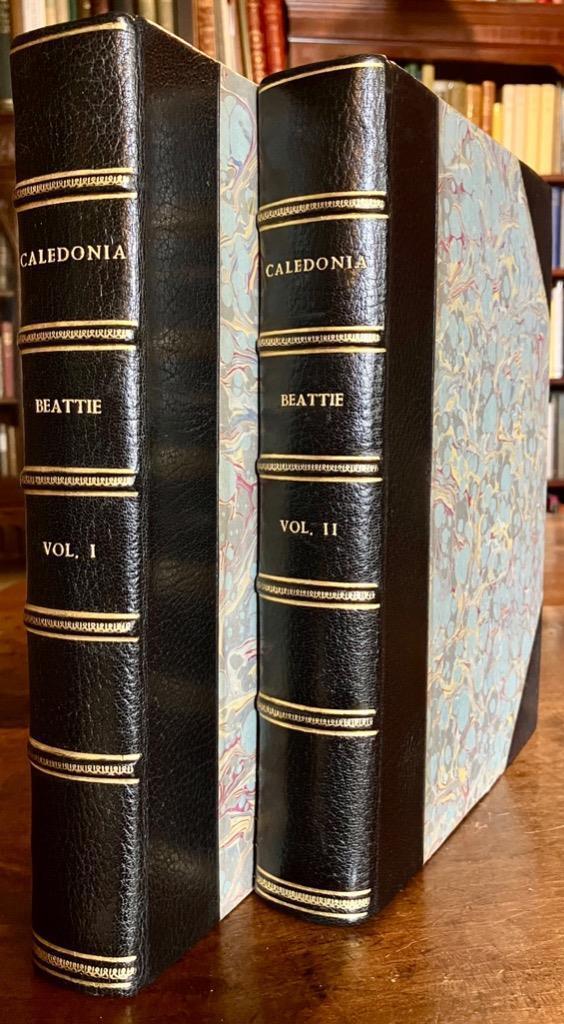 1838 Caledonia Series of Views in Scotland by W H Bartlett 2 X Vol Set Leather (1 of 5)
