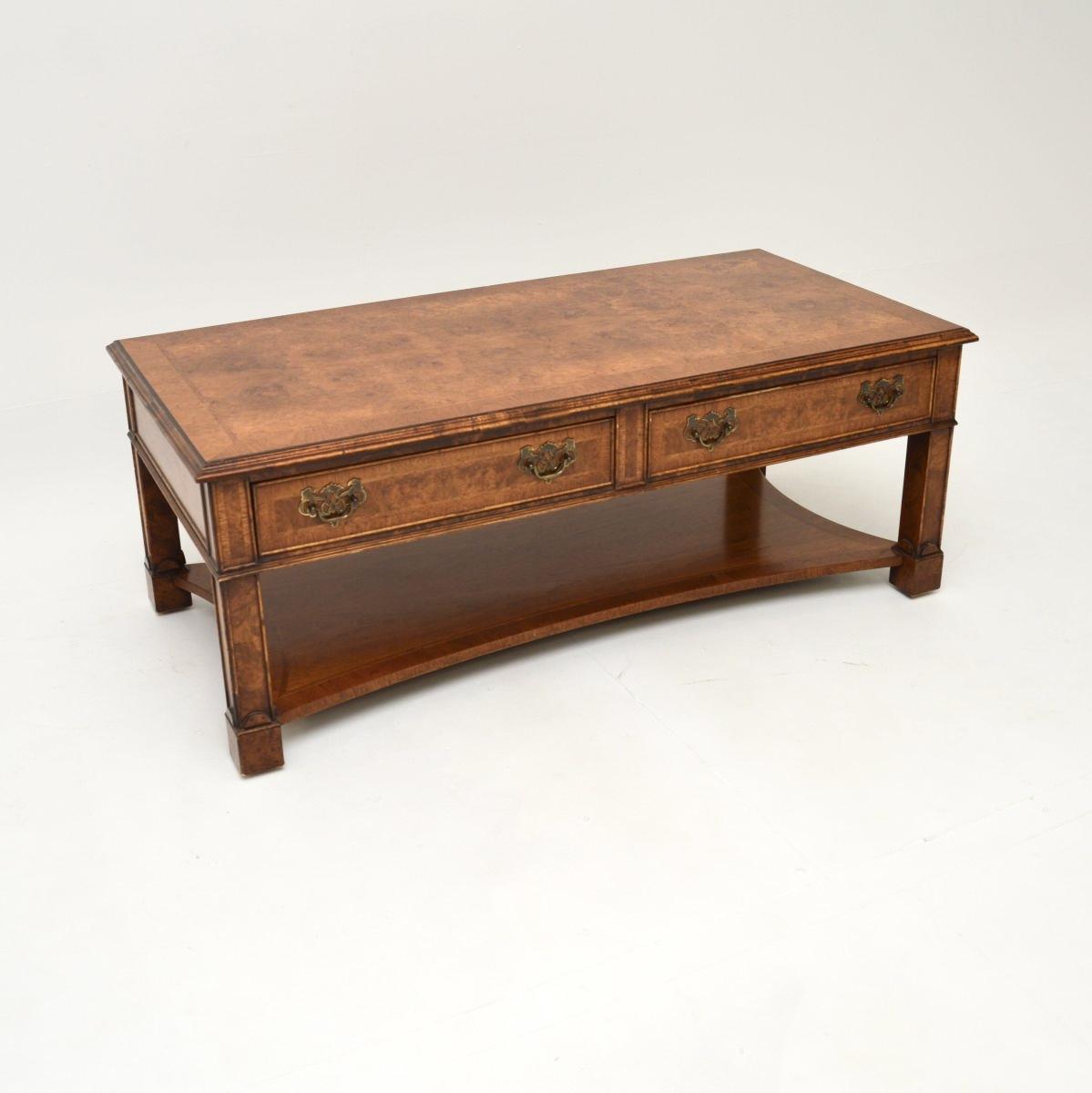 Georgian Style Inlaid Walnut Coffee Table (1 of 11) Georgian Style Inlaid Walnut Coffee Table (1 of 11)