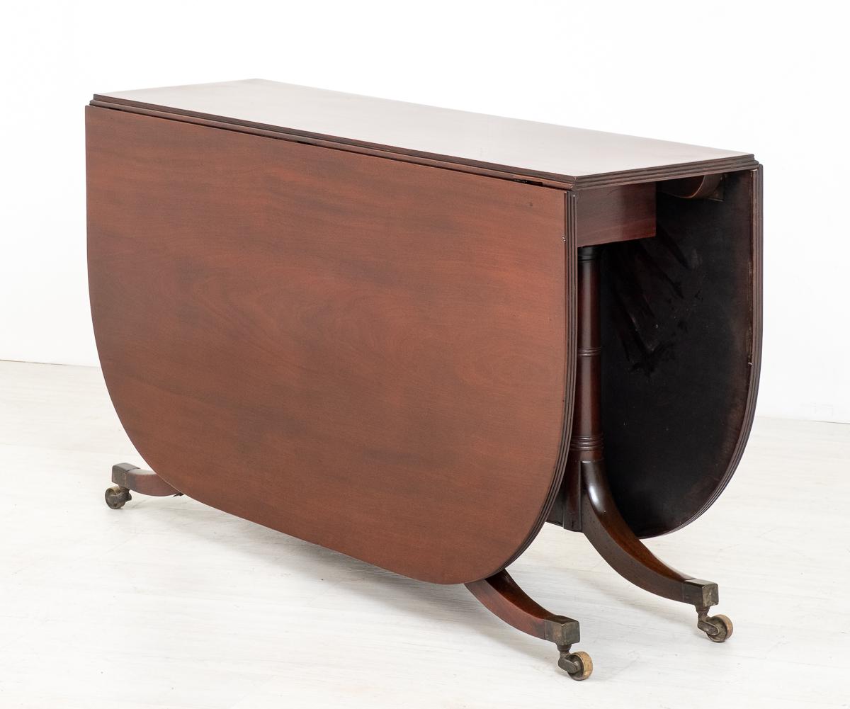 Elegant Regency Mahogany Cumberland Table (1 of 9)