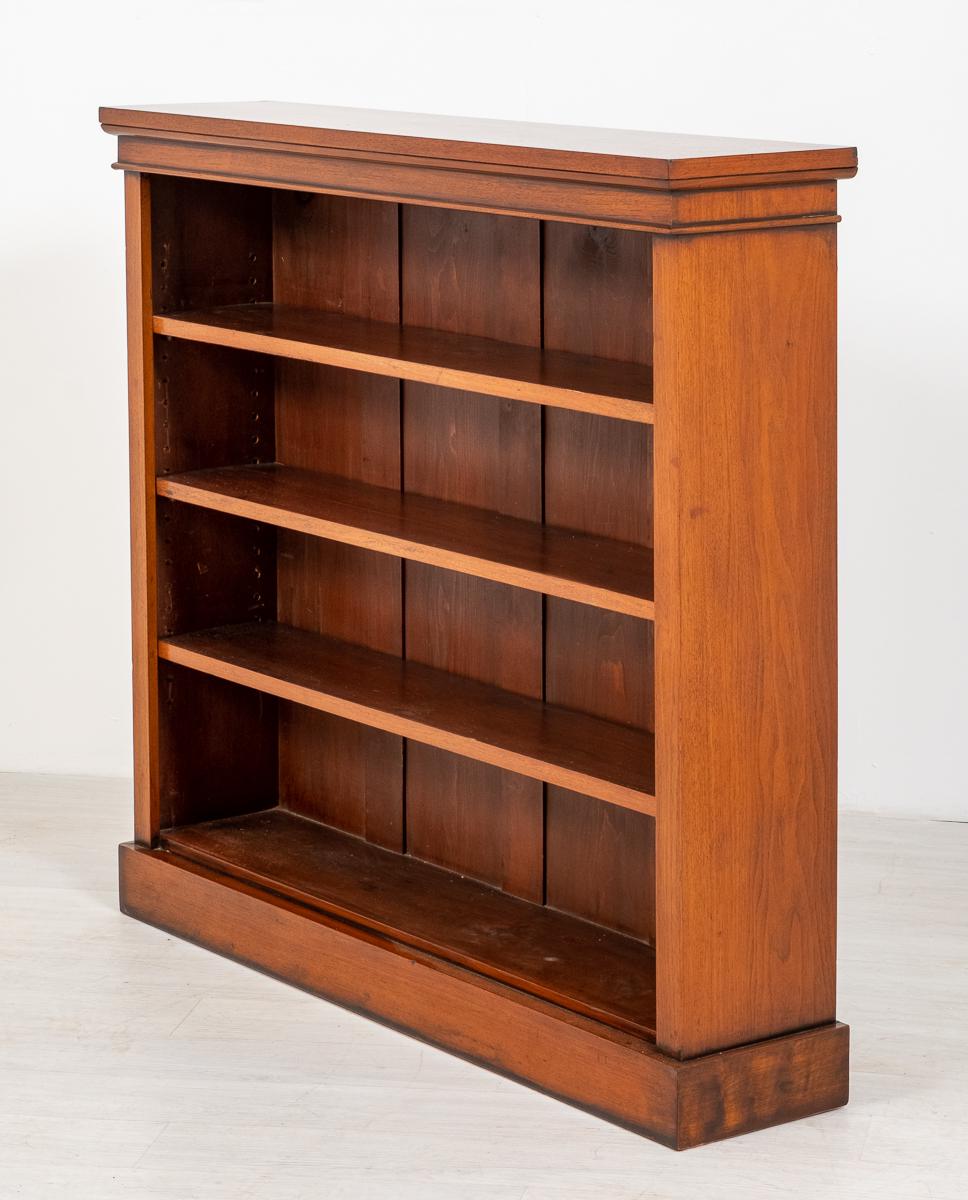 Victorian Mahogany Open Bookcase of Simple Form (1 of 6)