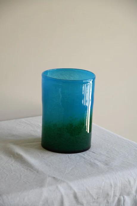John Orwar Lake Ekenas Sweden Cylinder Glass Vase (1 of 7)