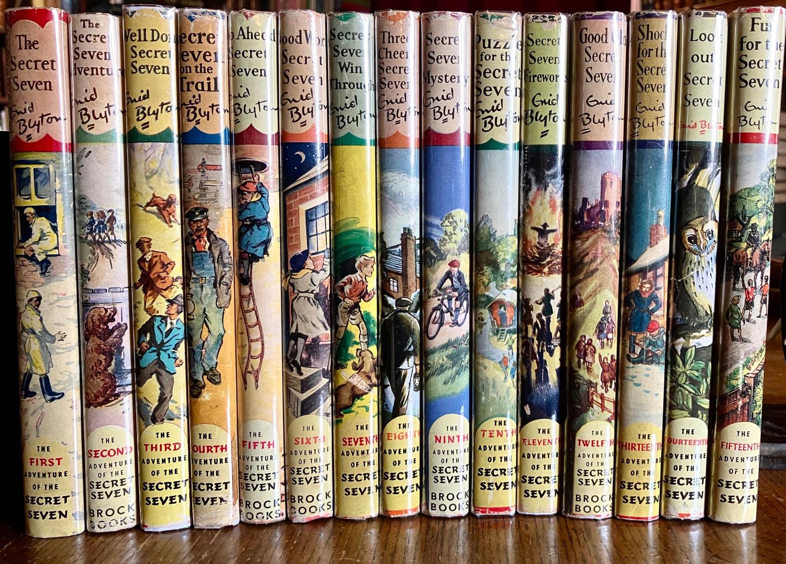 Enid Blyton Complete Set of the Secret Seven Books 15 X Vols Early Editions (1 of 5)