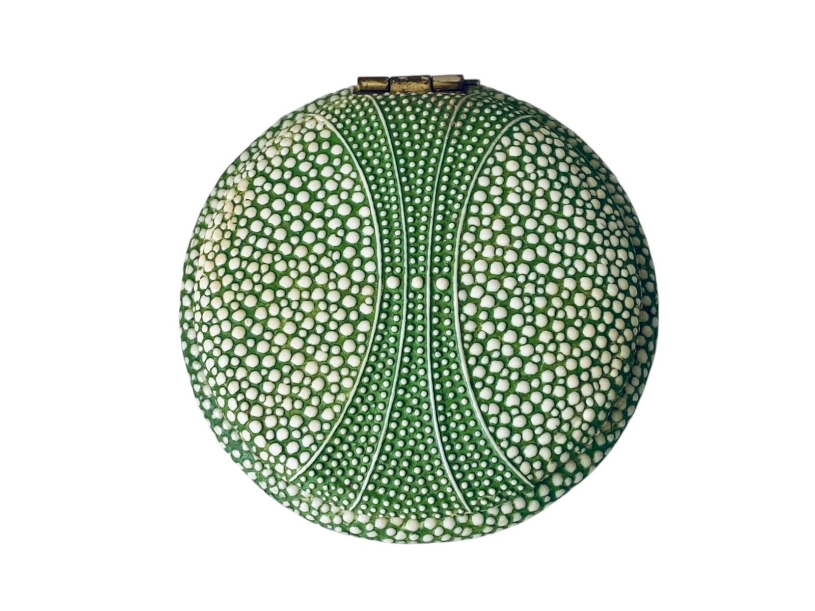 Art Deco Faux Shagreen Powder Compact c.1930 (1 of 7) Art Deco Faux Shagreen Powder Compact c.1930 (1 of 7)