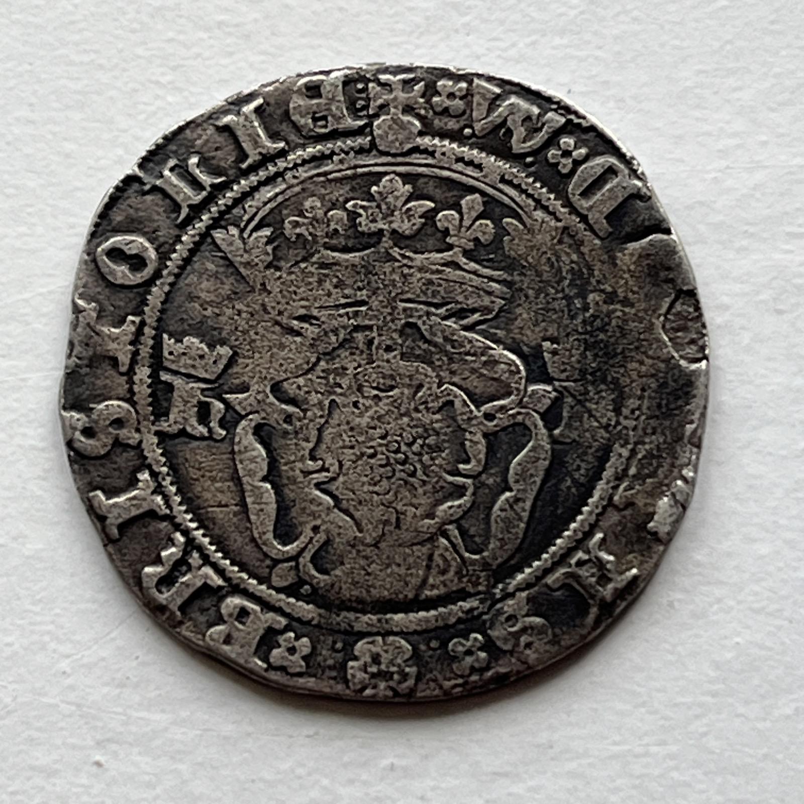 Henry VIII - Silver Testoon - Bristol - WS (Sharrington) (1 of 23)