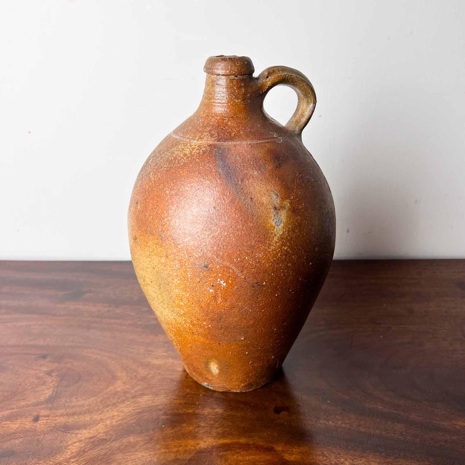 18th Century Stoneware Flagon (1 of 8)