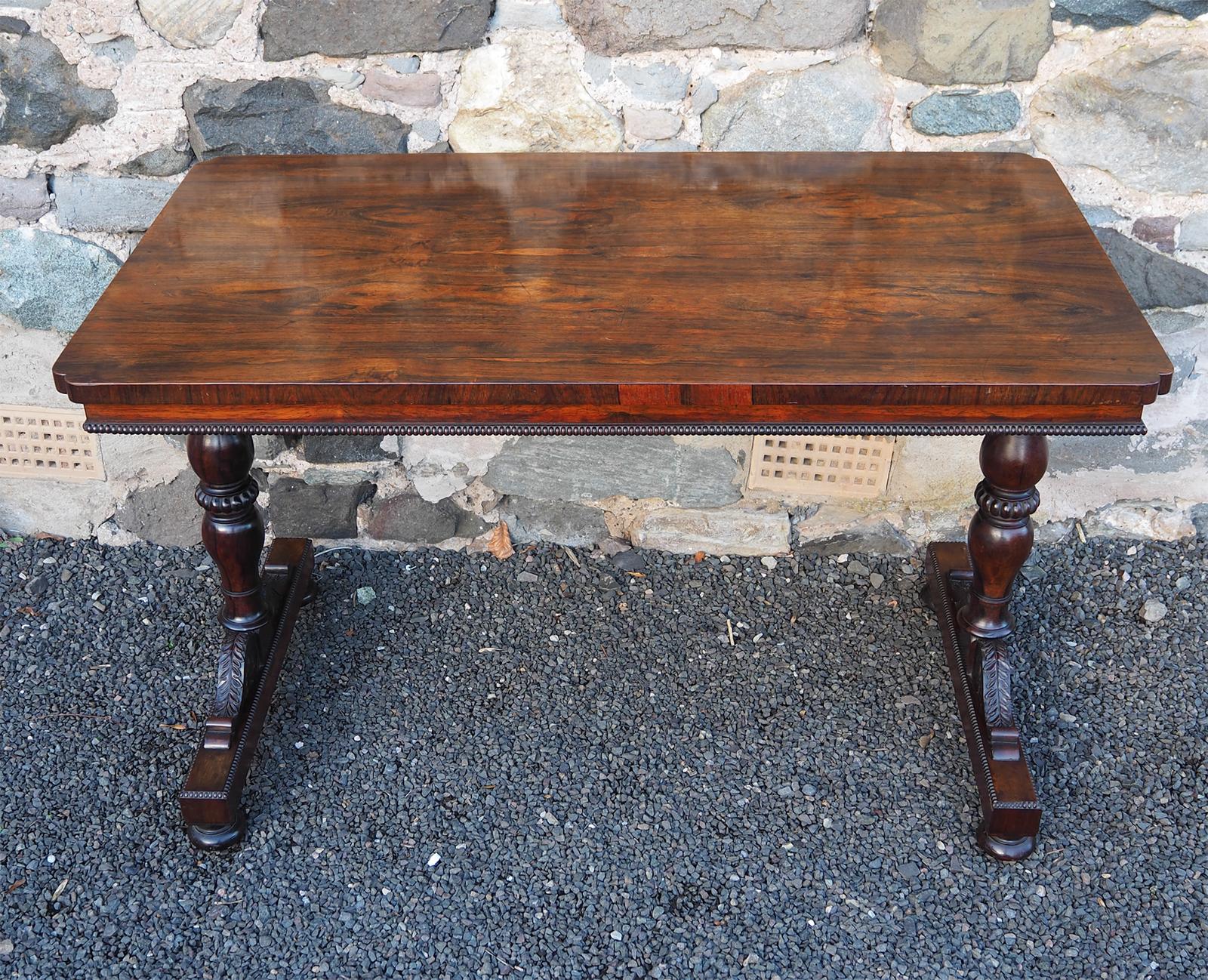 Regency Gillows Rosewood Library Table (1 of 9) Regency Gillows Rosewood Library Table (1 of 9)