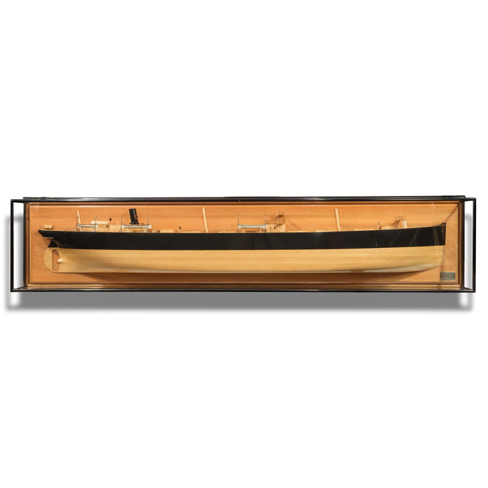 Fine Shipyard Half Hull Model of the Northern Light (1 of 10)