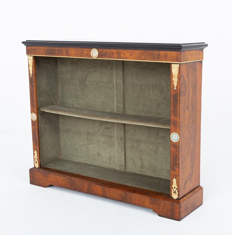 Victorian Burr Walnut Open Bookcase (1 of 7) Victorian Burr Walnut Open Bookcase (1 of 7)