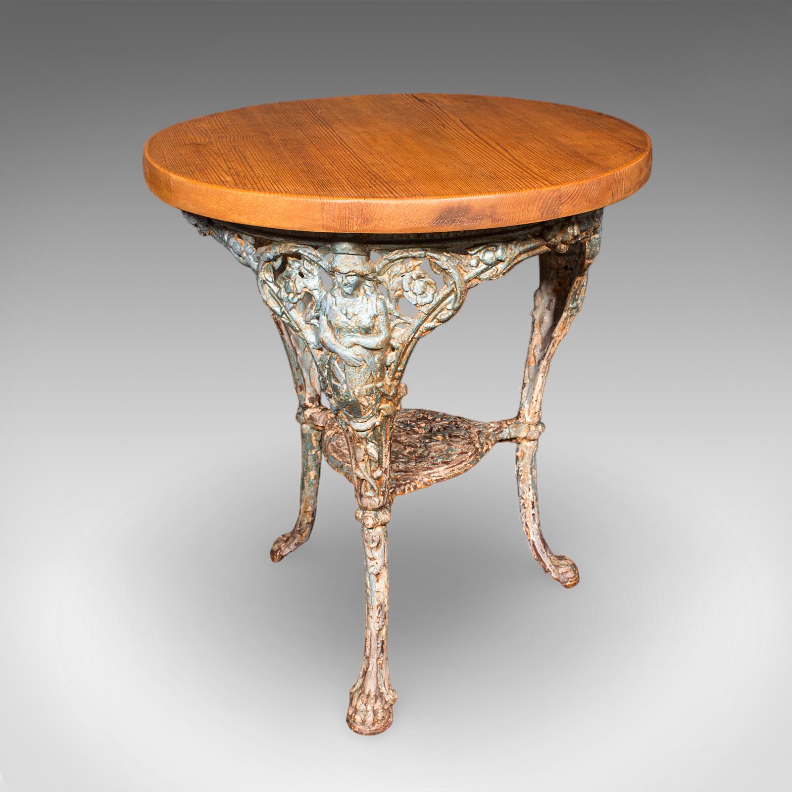 Antique Tavern Table, English, Pine, Cast Iron, Britannia, Pub - Victorian c.1880 (1 of 12) Antique Tavern Table, English, Pine, Cast Iron, Britannia, Pub - Victorian c.1880 (1 of 12)